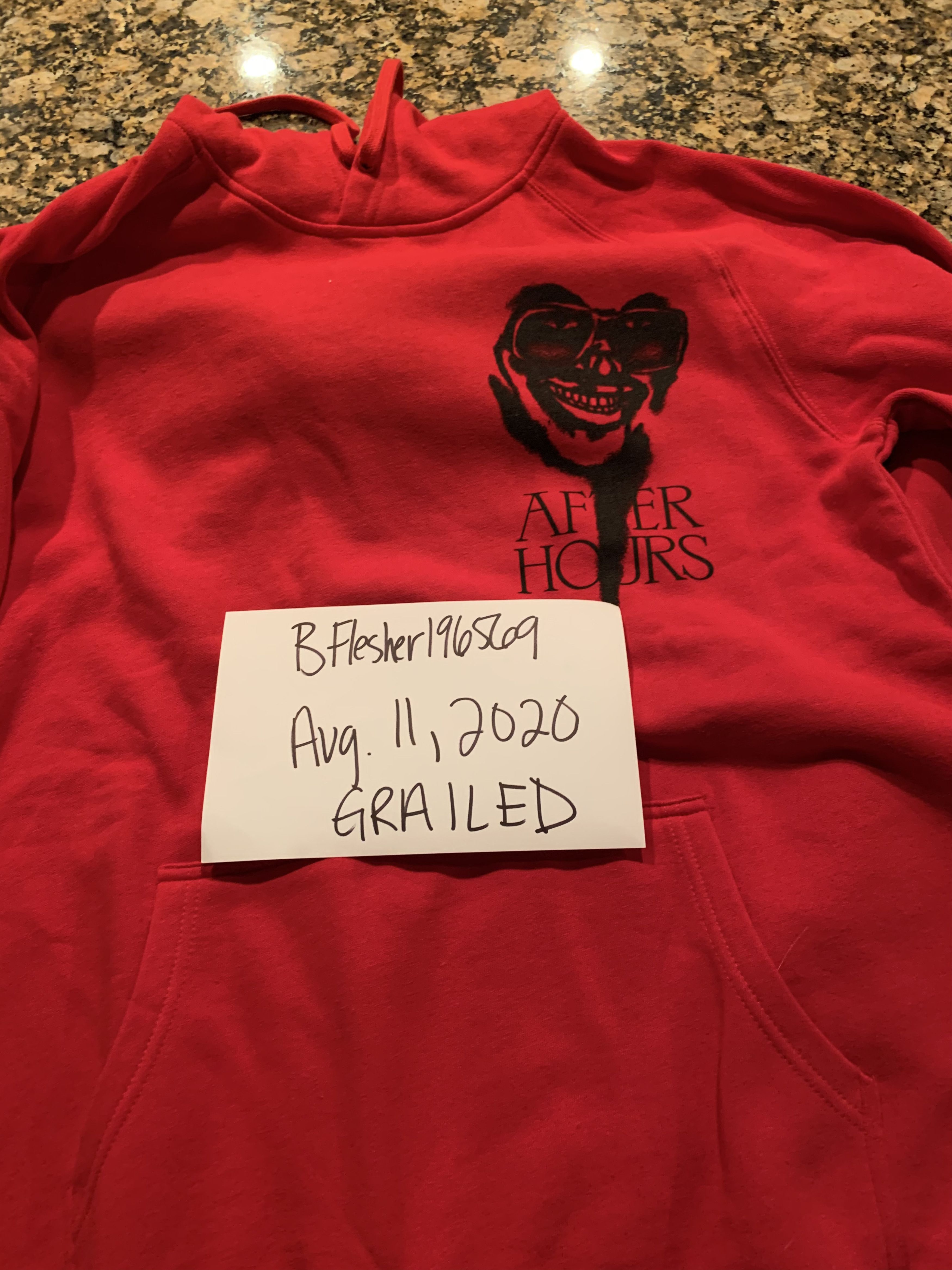 The outlet Weeknd Insomniac Hoodie Size XL