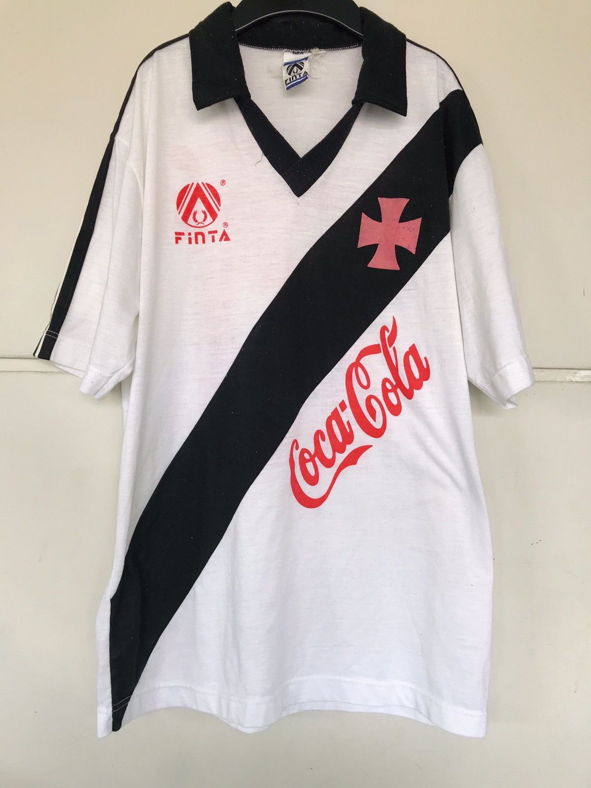 Coca Cola × Vintage Vasco Da Gama Maglia Coca cola finta