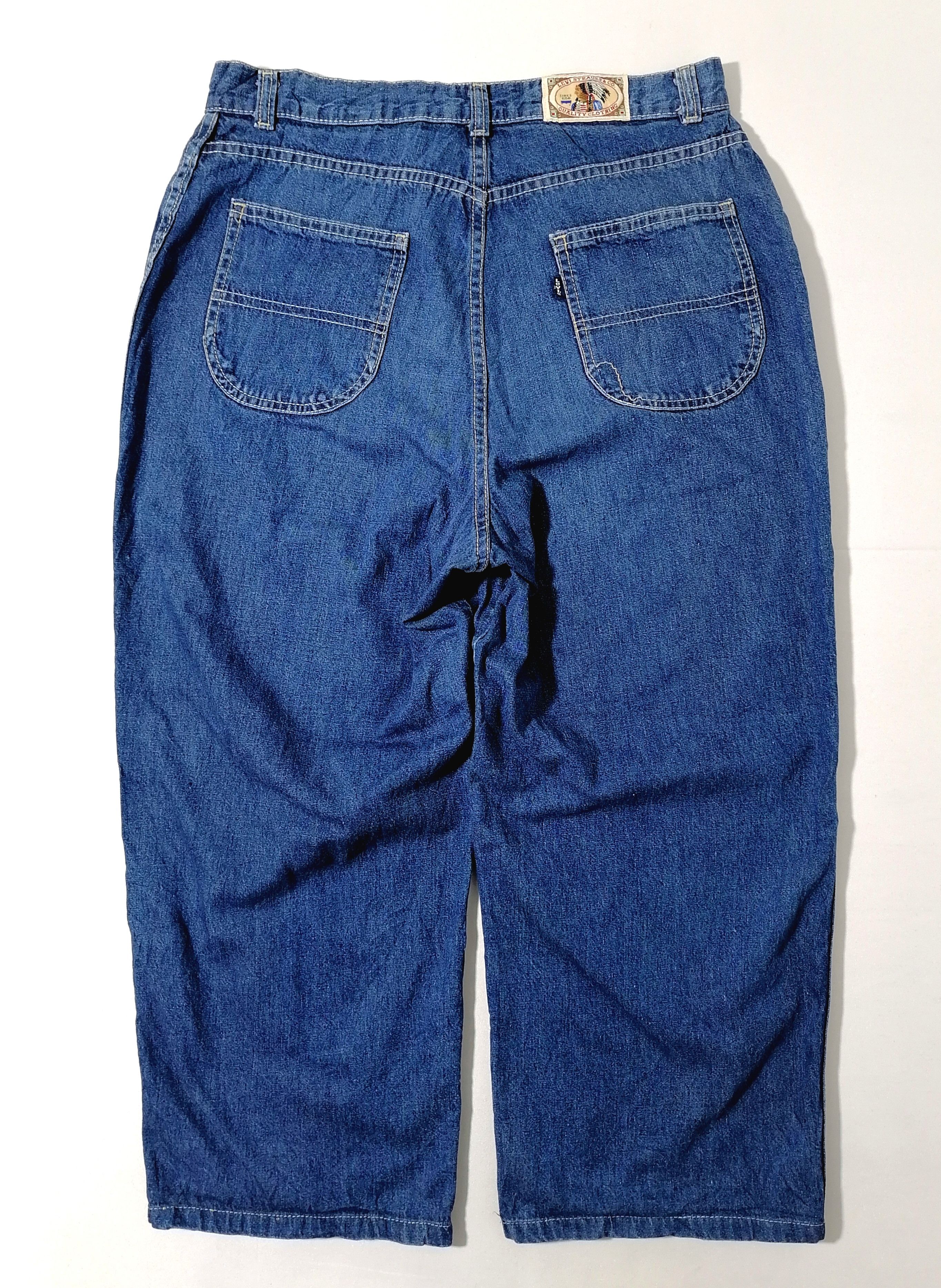 Levi's × Levi's Vintage Clothing Levi's Strauss 554 Baggy Style Denim Jeans Size US 33 - 2 Thumbnail