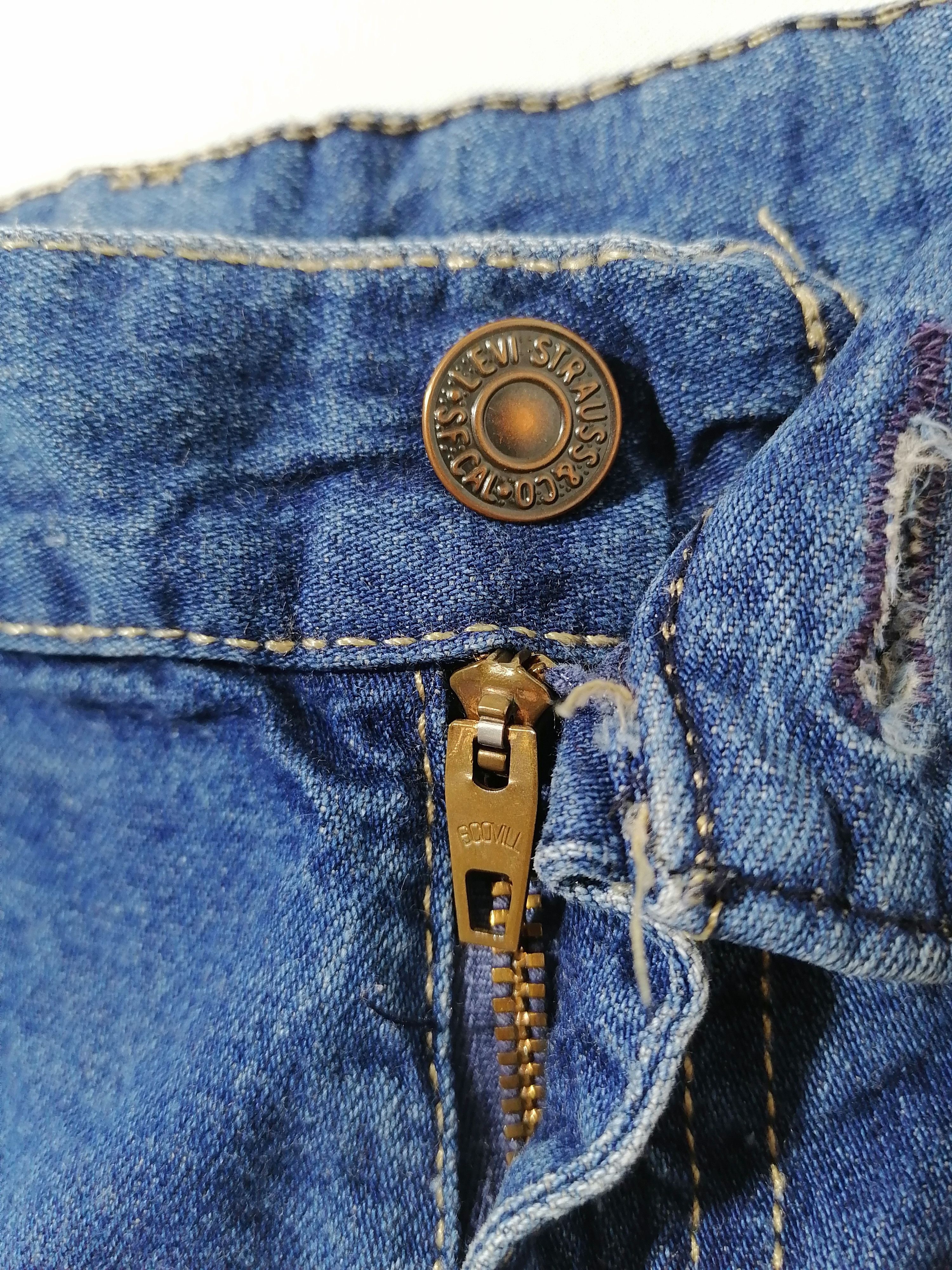 Levi's × Levi's Vintage Clothing Levi's Strauss 554 Baggy Style Denim Jeans Size US 33 - 3 Thumbnail