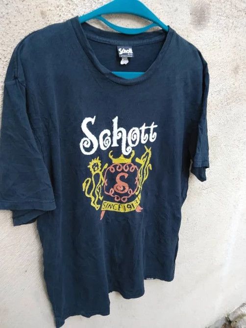 Schott 🔥 SCHOTT MADE IN USA T SHIRTS Size US L / EU 52-54 / 3 - 3 Thumbnail