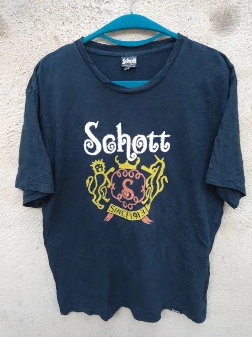 Schott 🔥 SCHOTT MADE IN USA T SHIRTS Size US L / EU 52-54 / 3 - 1 Thumbnail
