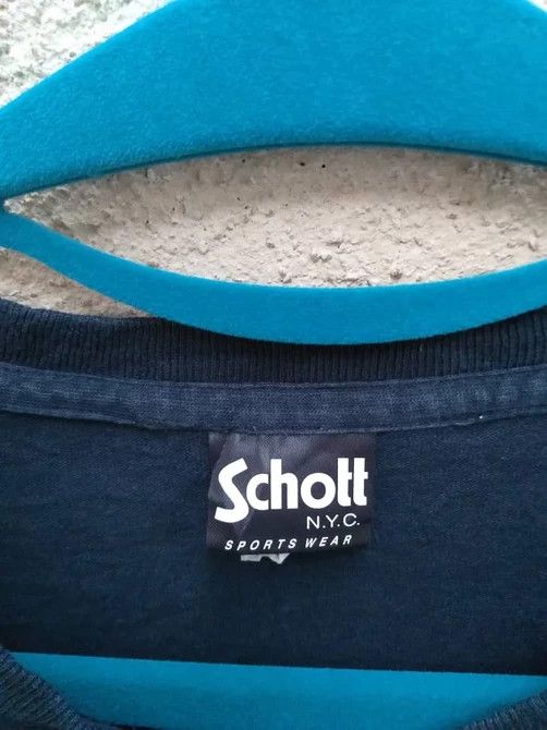 Schott 🔥 SCHOTT MADE IN USA T SHIRTS Size US L / EU 52-54 / 3 - 5 Thumbnail