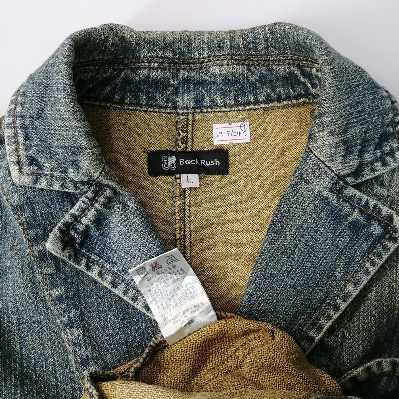 Other × Vintage 🔥Back Rush Denim Jacket Women Size L / US 10 / IT 46 - 5 Thumbnail