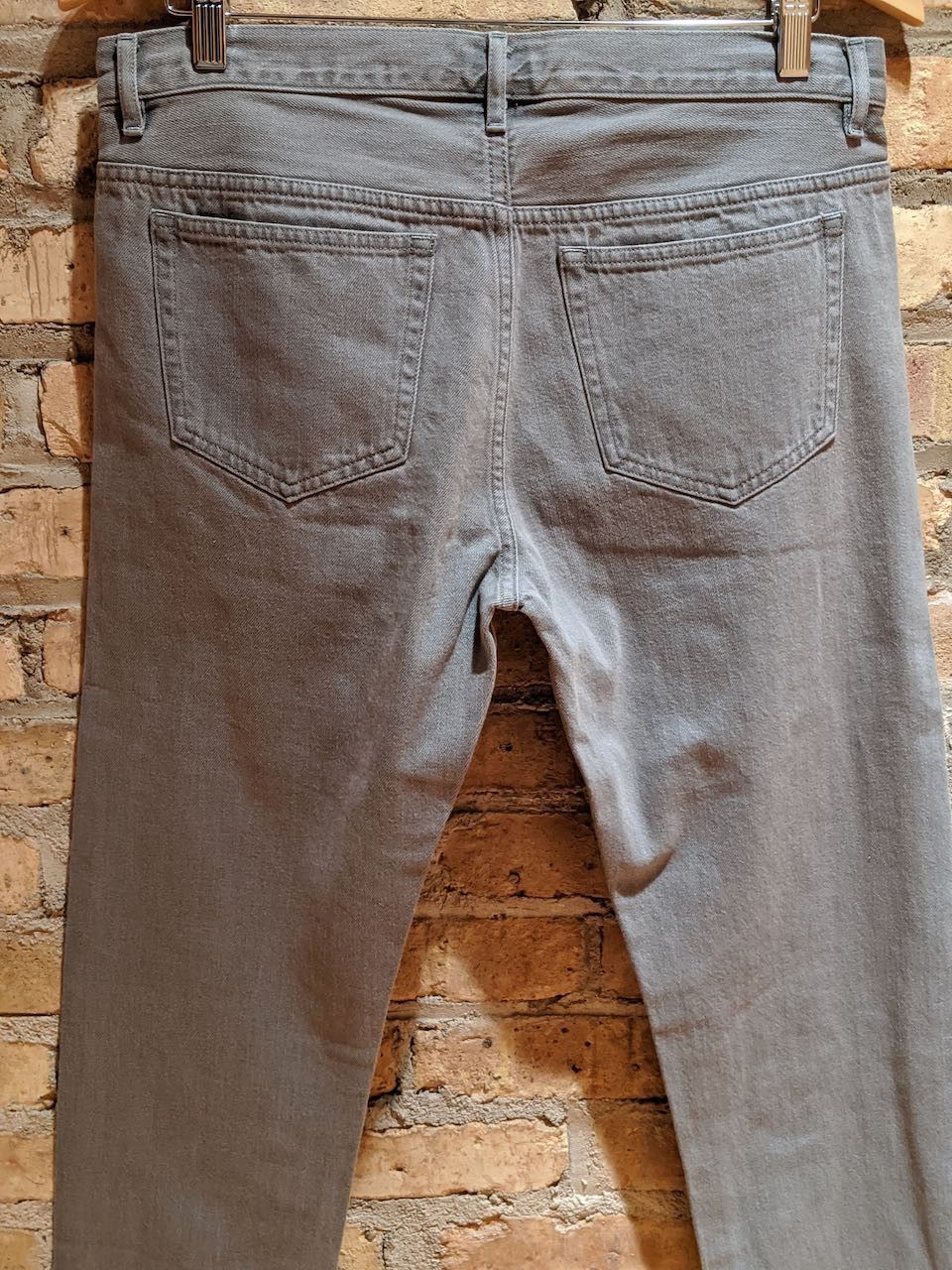 A.P.C. APC Petit New Standard Grey Selvedge Denim Size US 32 / EU 48 - 7 Thumbnail