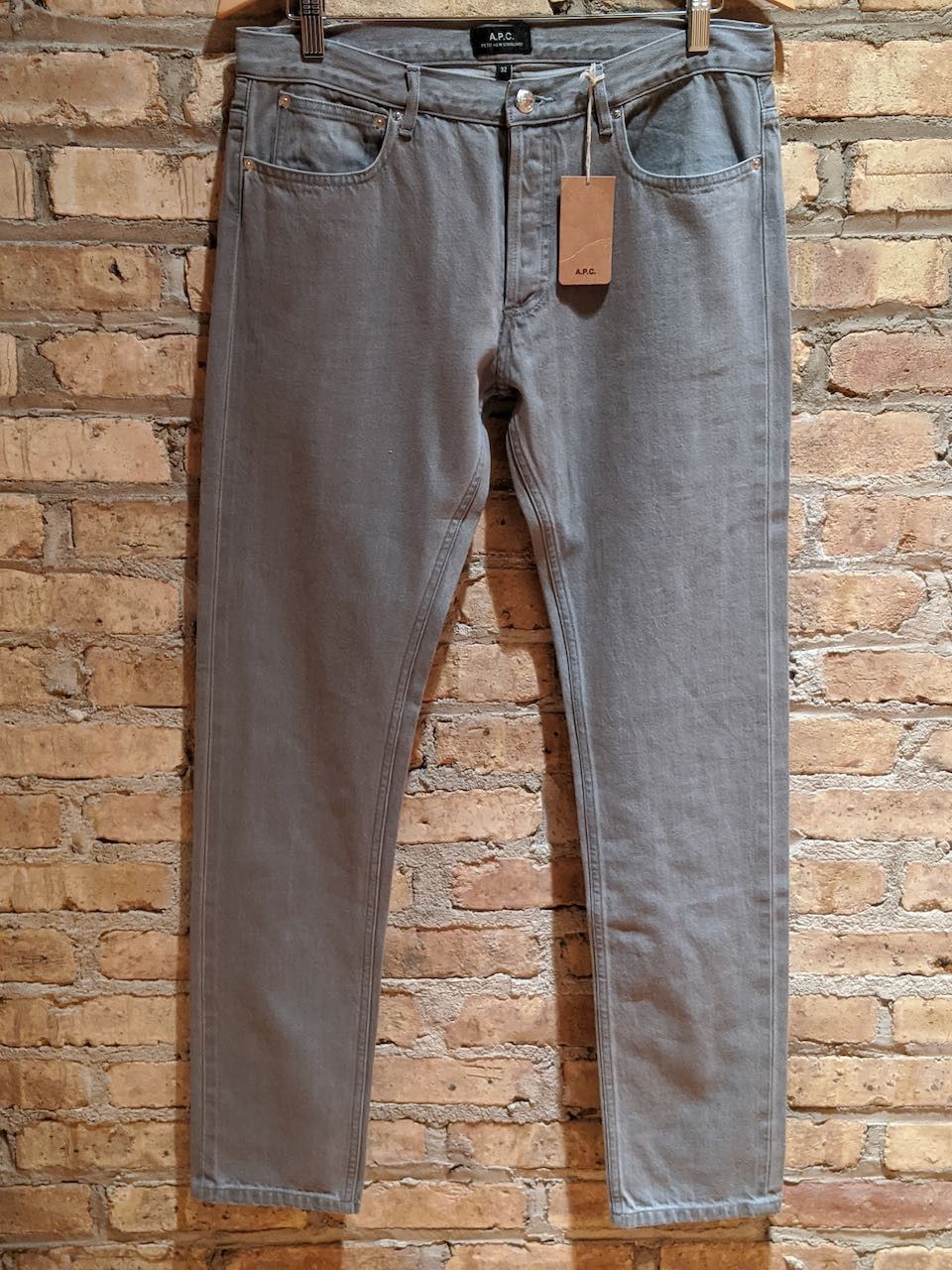 APC Petit New Standard Grey Selvedge Denim