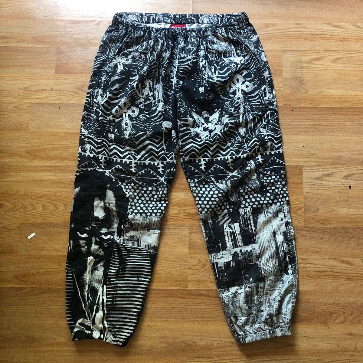 Supreme Supreme x Miles Davis Skate Pants XL (Black and white) | Grailed