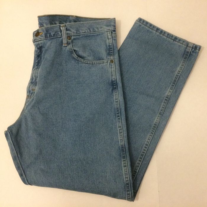 Wrangler WRANGLER mens jeans size 40x32 blue stonewash relaxed fit ...