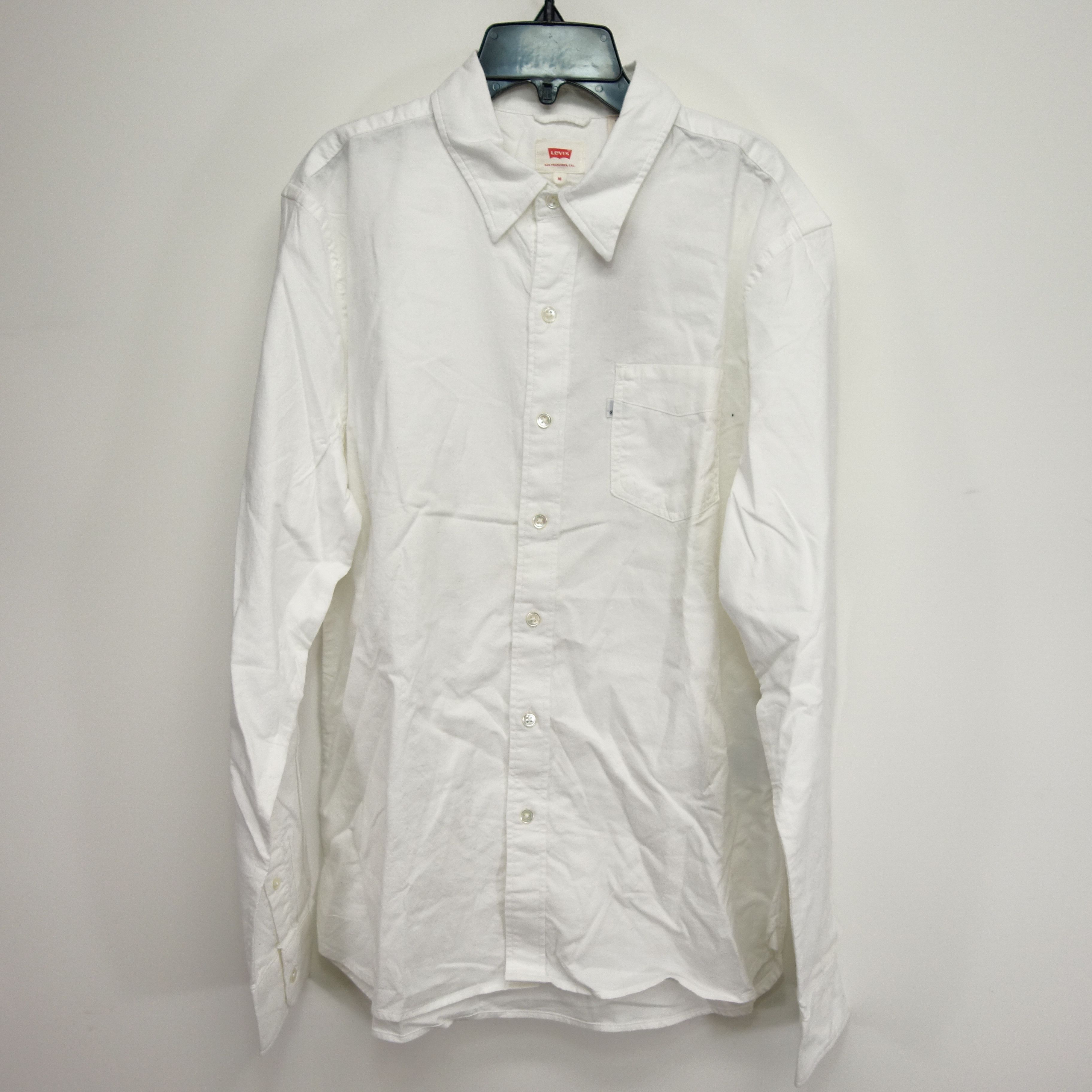 Levi's × Vintage Pocket Collar Point Button Up Dress Shirt L/S Size Medium Size US M / EU 48-50 / 2 - 1 Thumbnail