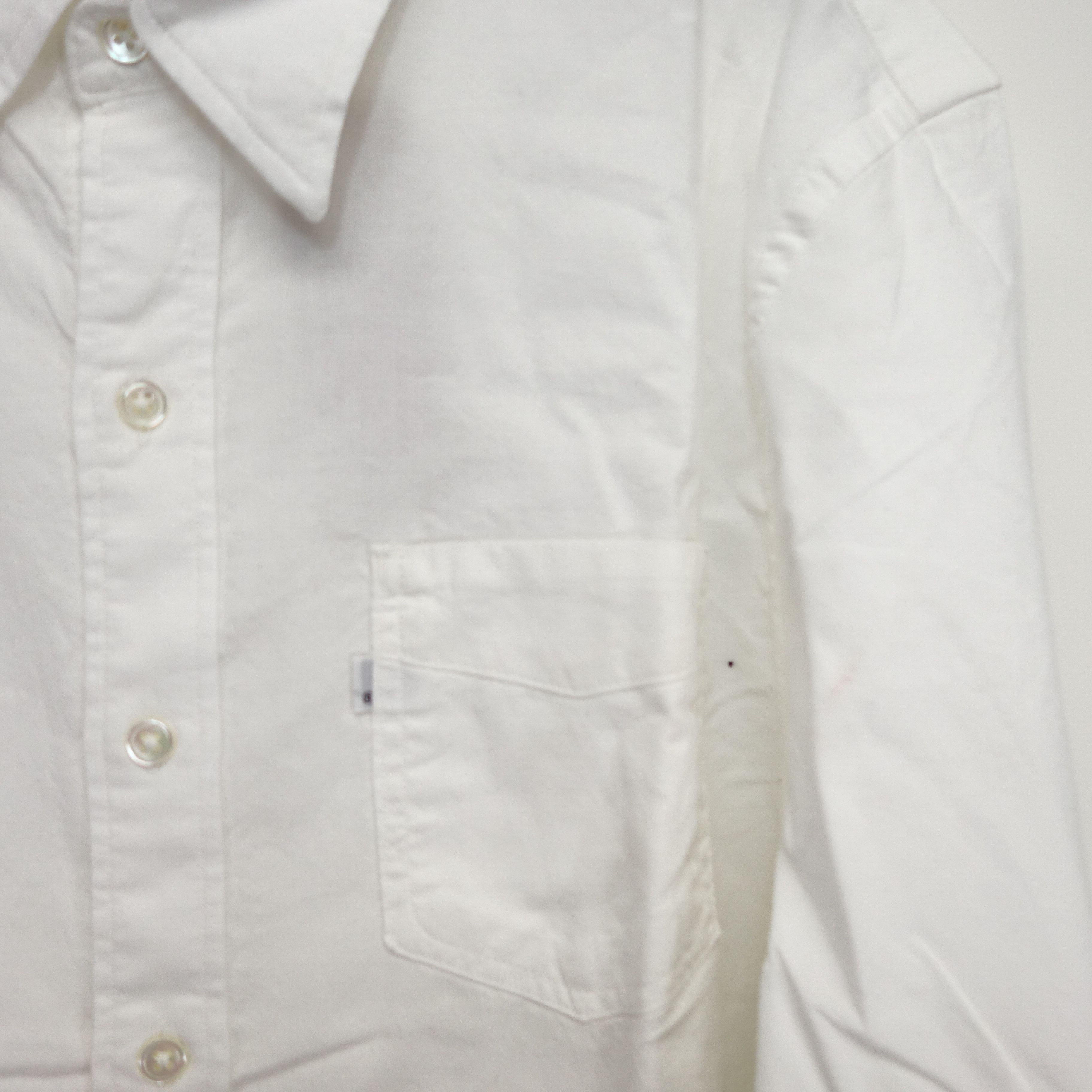 Levi's × Vintage Pocket Collar Point Button Up Dress Shirt L/S Size Medium Size US M / EU 48-50 / 2 - 2 Thumbnail