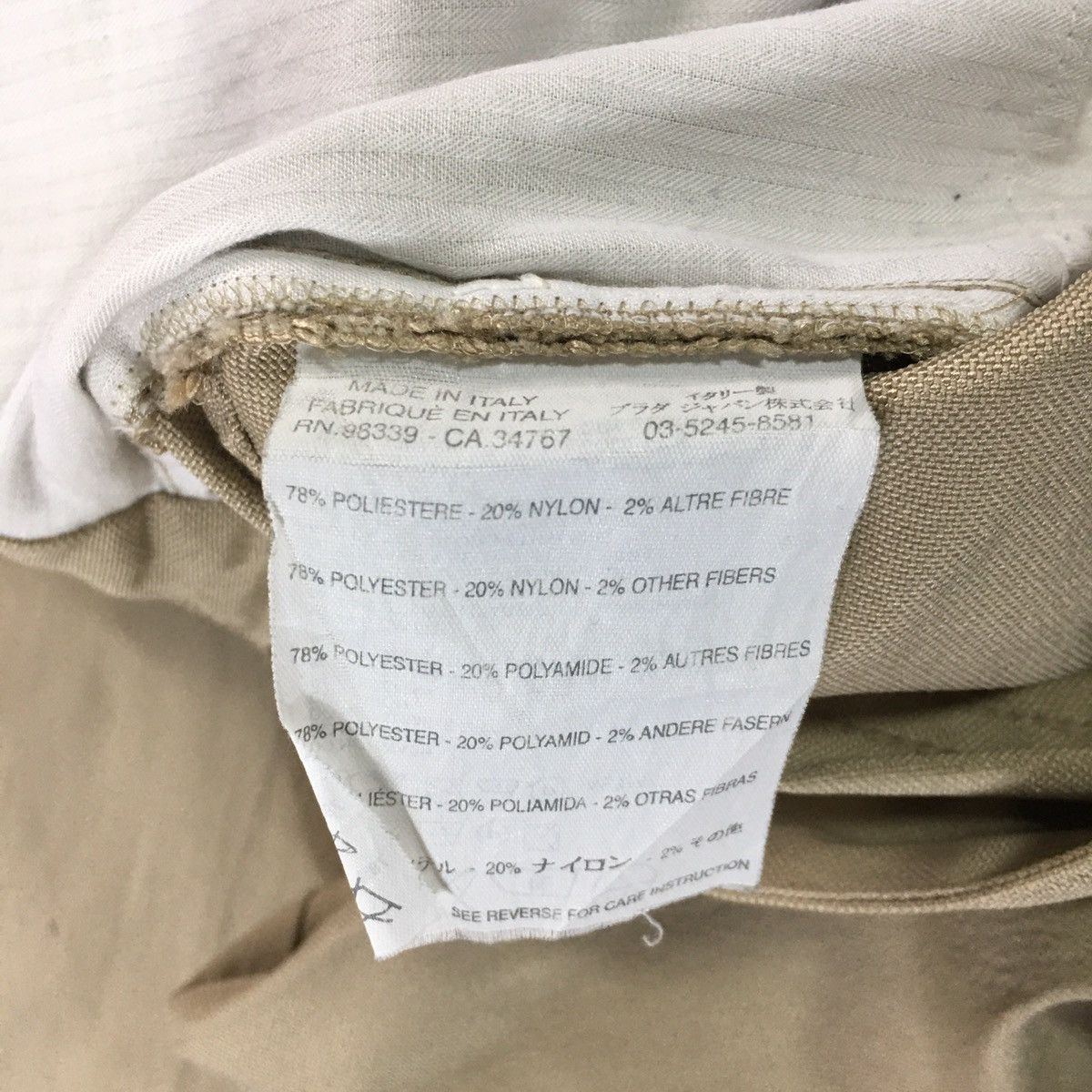 Prada × Vintage Prada Casual Pant RIRI Zipper Size US 31 - 14 Thumbnail
