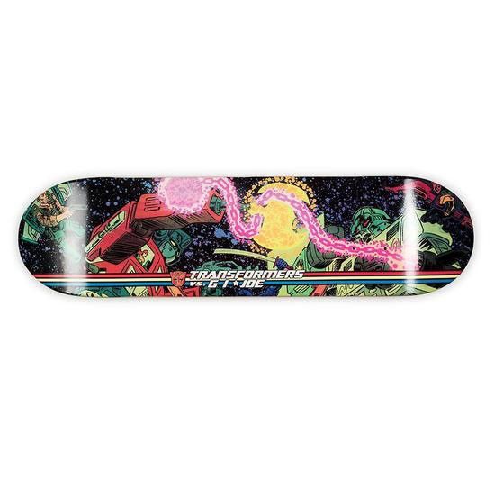 Transformers vs G.I. Joe Kidrobot Limited Edition Skate Deck