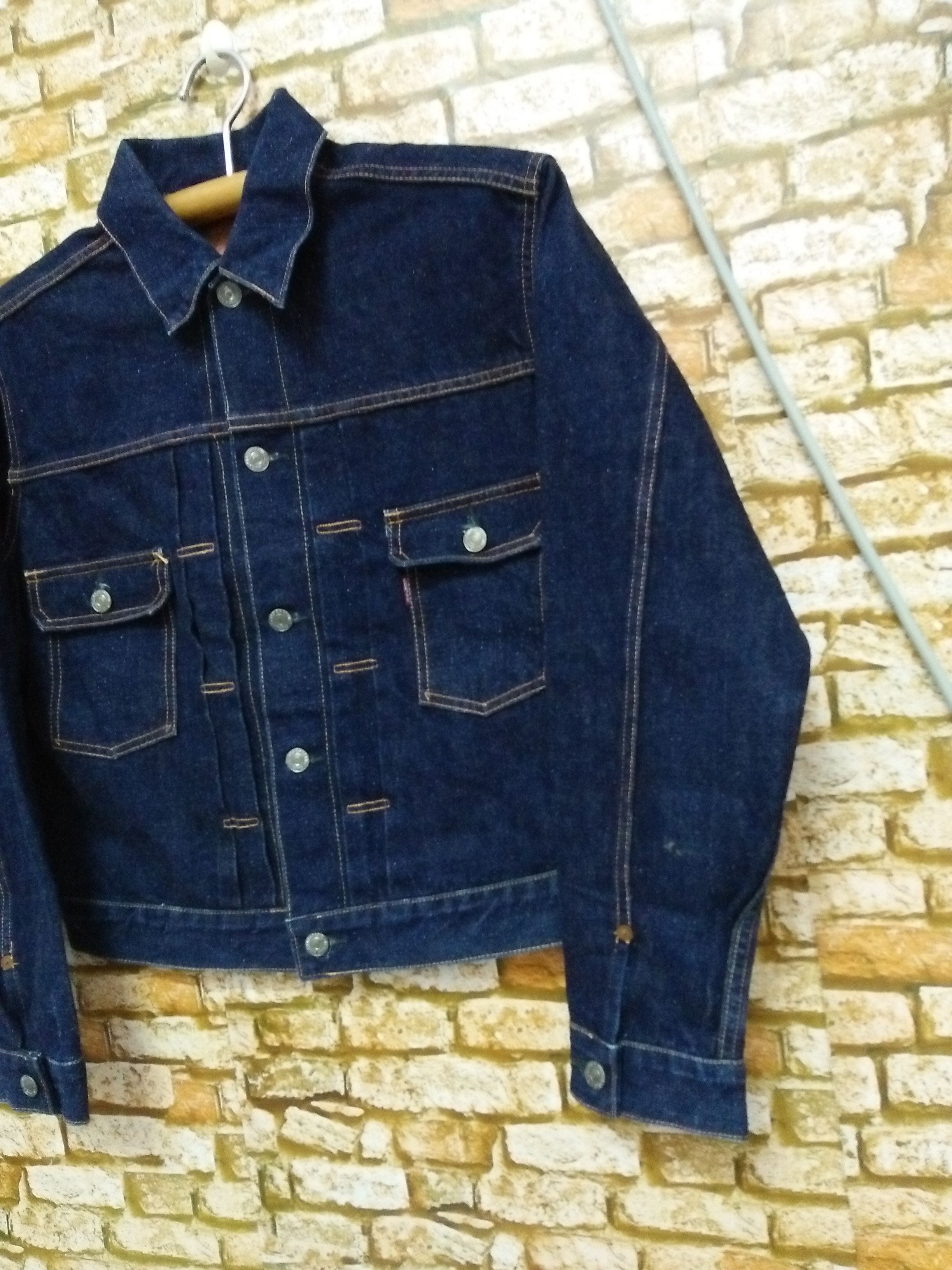 Denime DENIME JAPAN SELVEDGE DOUBLE POCKET DENIM JACKET (B61) Size US M / EU 48-50 / 2 - 2 Thumbnail