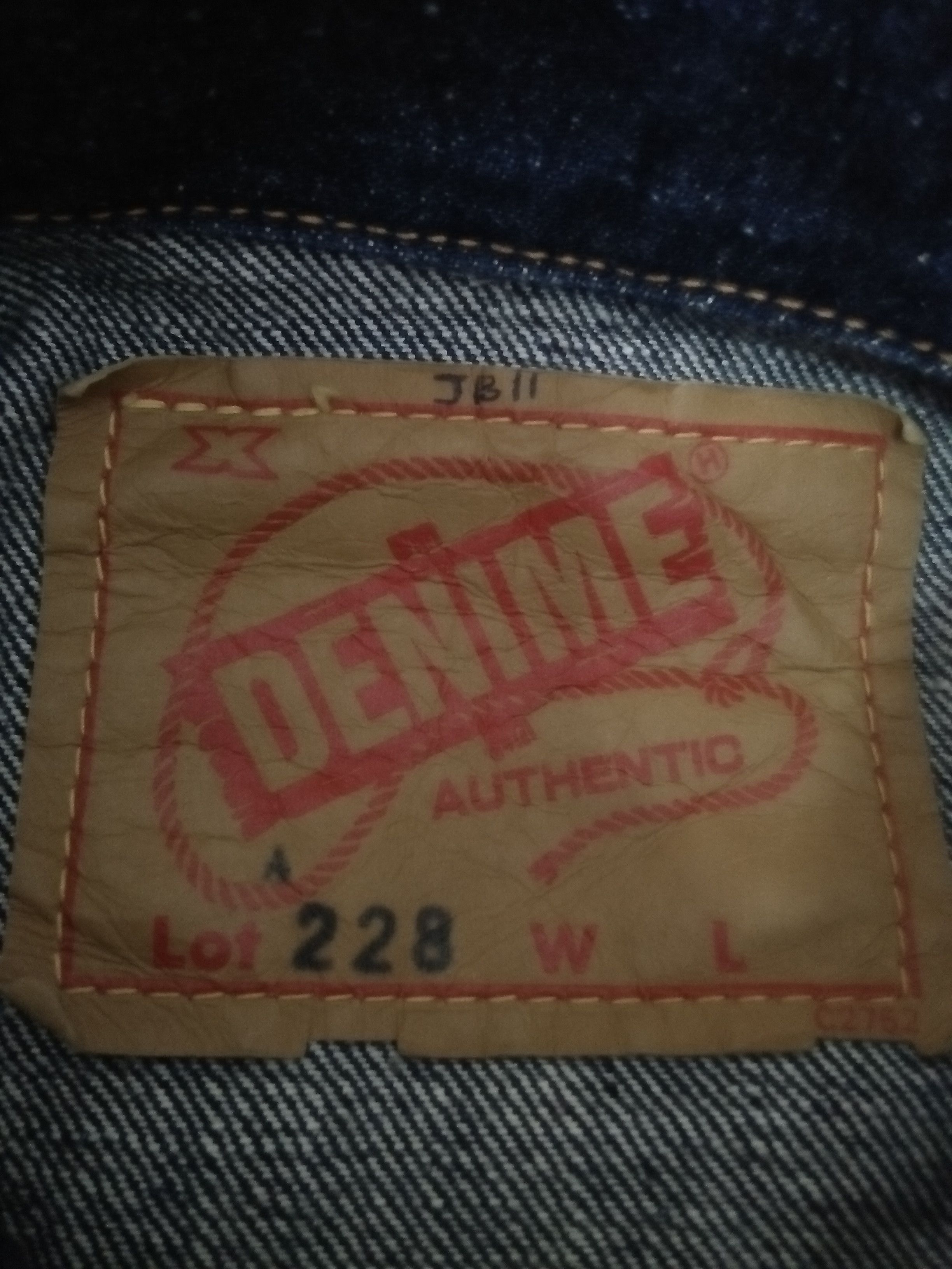 Denime DENIME JAPAN SELVEDGE DOUBLE POCKET DENIM JACKET (B61) Size US M / EU 48-50 / 2 - 7 Thumbnail