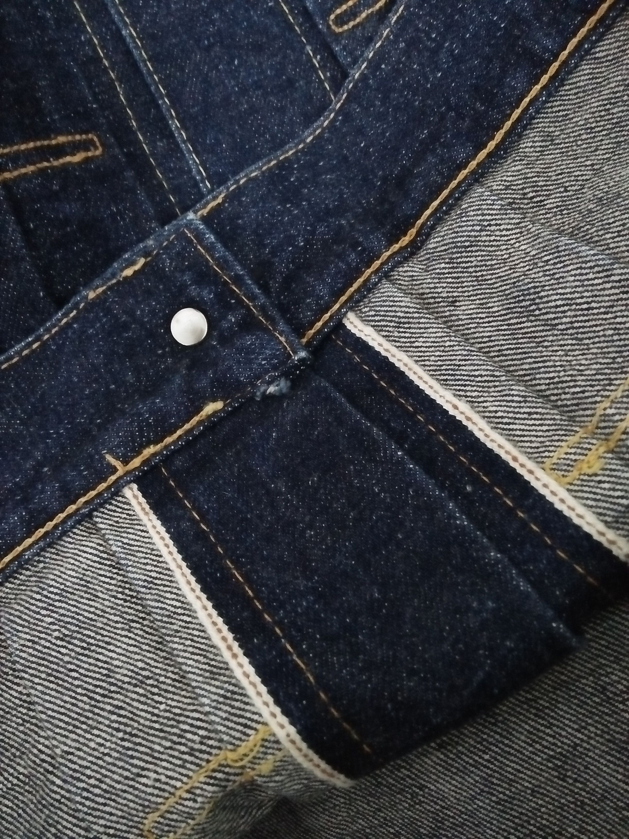 Denime DENIME JAPAN SELVEDGE DOUBLE POCKET DENIM JACKET (B61) Size US M / EU 48-50 / 2 - 8 Thumbnail
