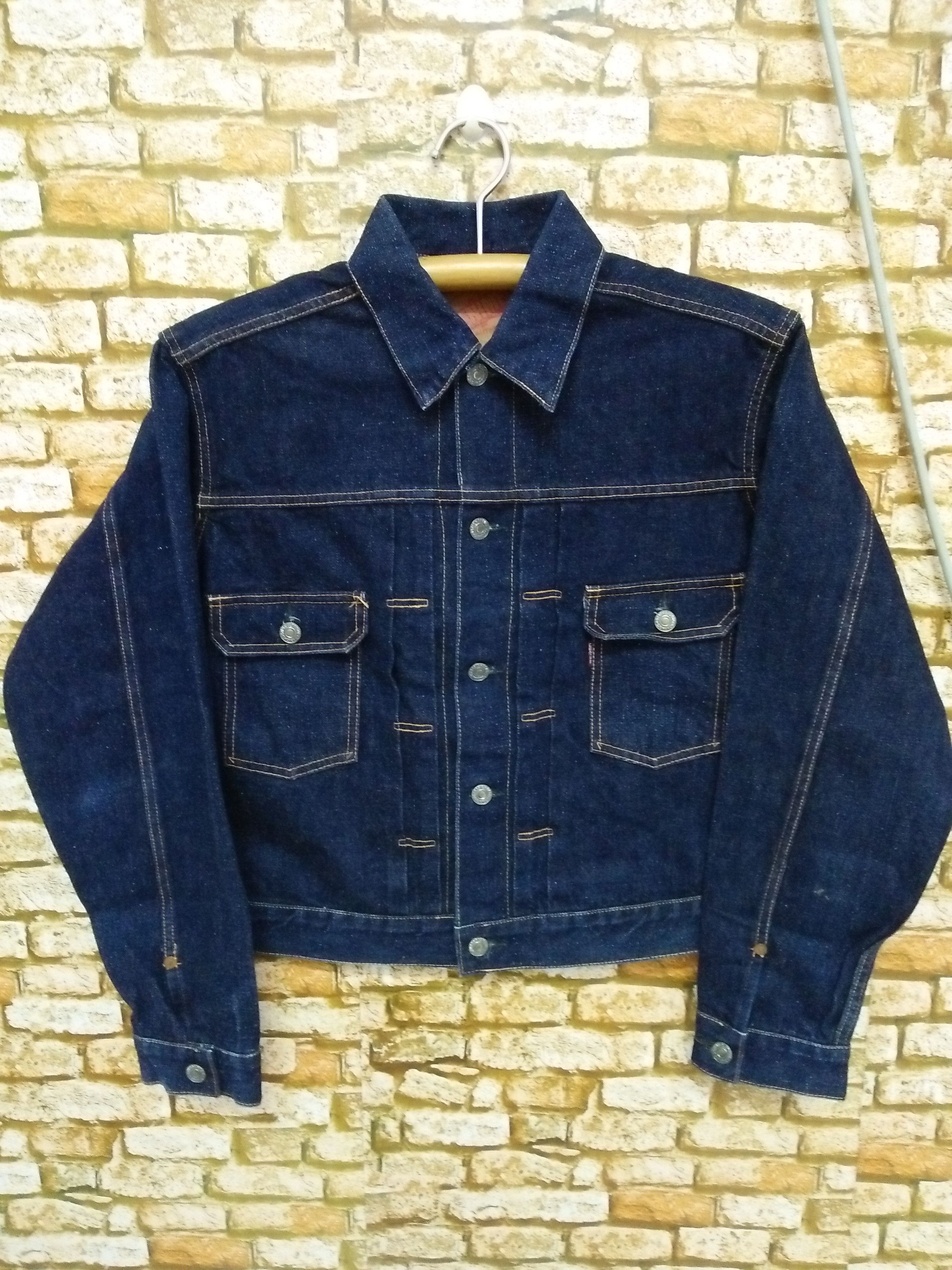 Denime DENIME JAPAN SELVEDGE DOUBLE POCKET DENIM JACKET (B61) Size US M / EU 48-50 / 2 - 1 Thumbnail