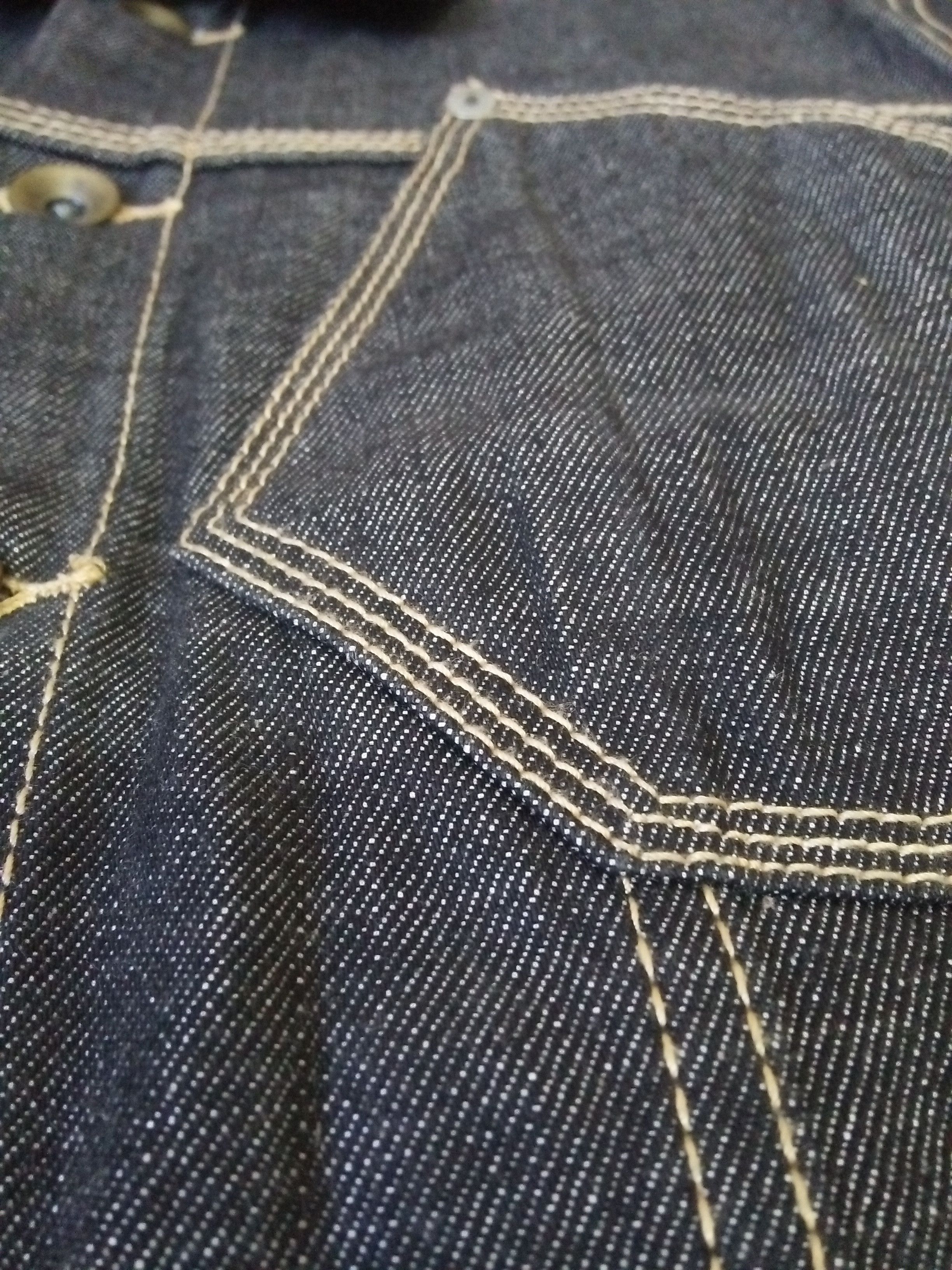 Sean John 90s SEAN JOHN HEAVY DENIM JACKET 4 POCKET (A967) Size US L / EU 52-54 / 3 - 9 Thumbnail