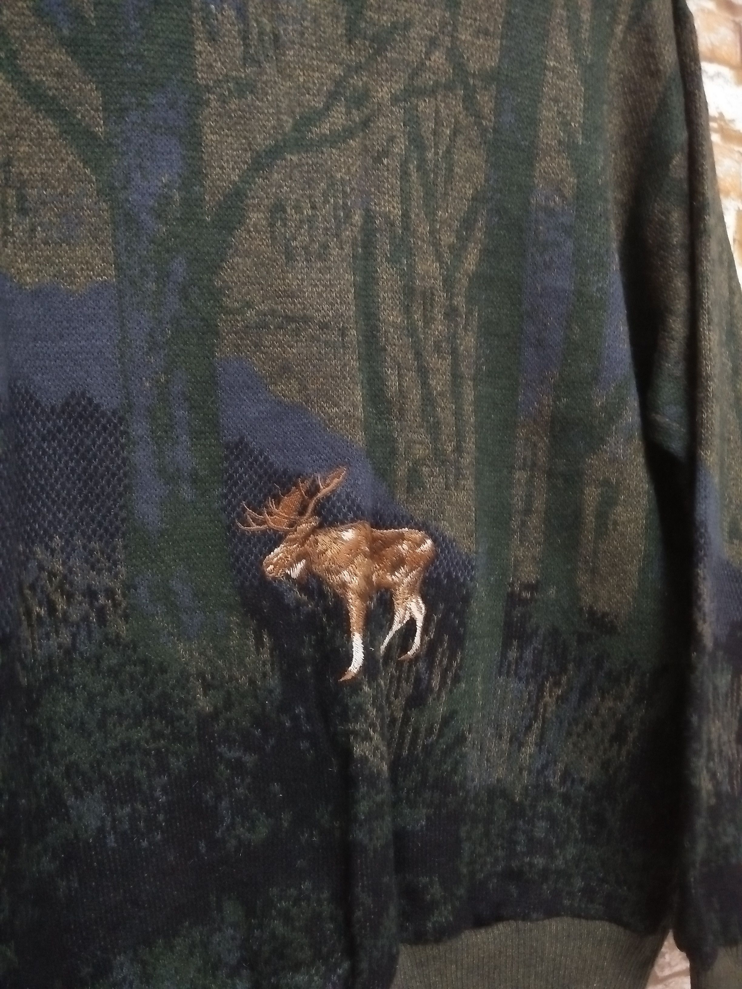 Japanese Brand SHELPIE JAPAN ART HUNTING SWEATER (B100) Size US L / EU 52-54 / 3 - 2 Thumbnail