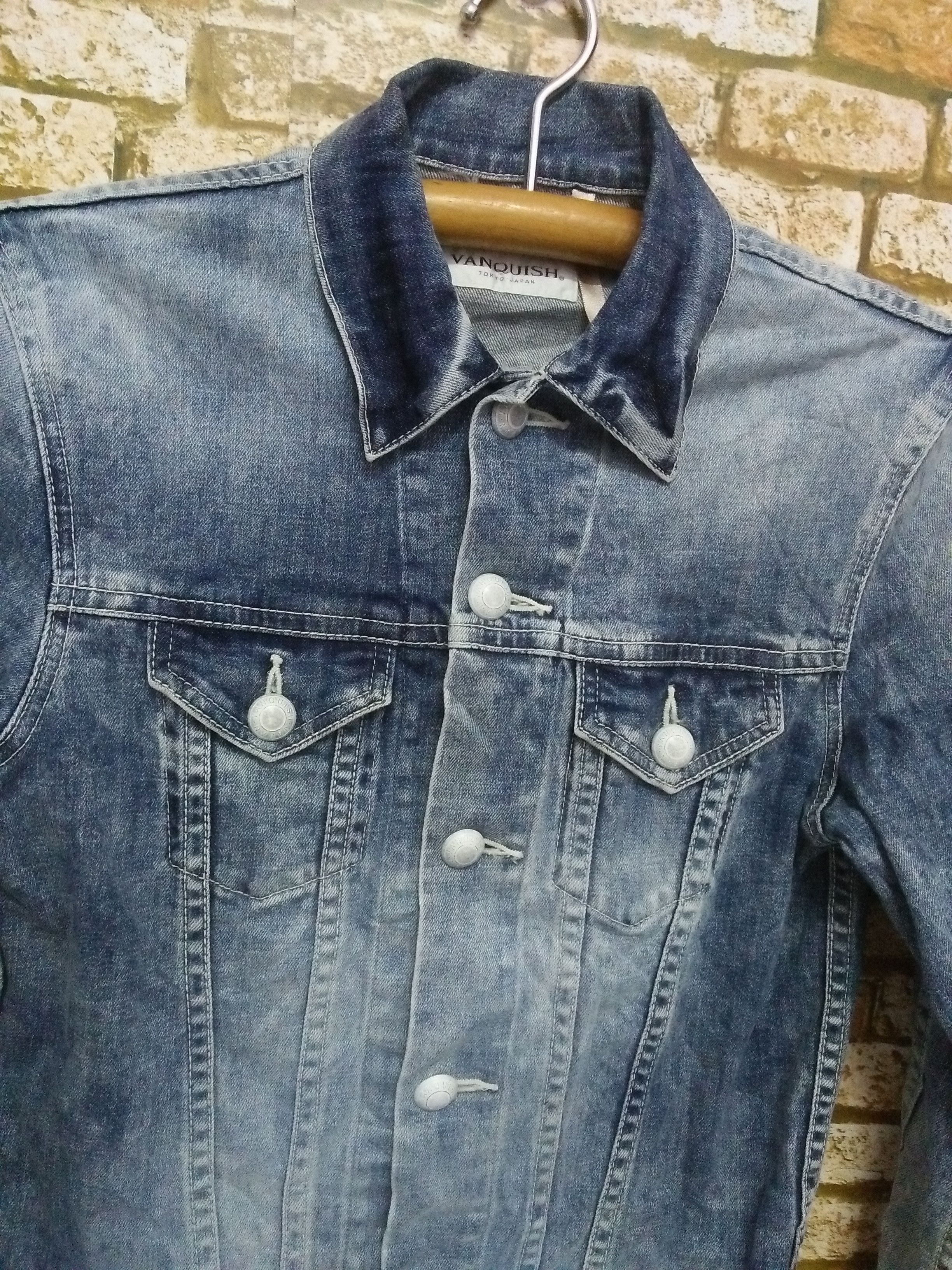 Vanquish VANQUISH TOKYO JAPAN DENIM JACKET (B169) Size US M / EU 48-50 / 2 - 2 Thumbnail