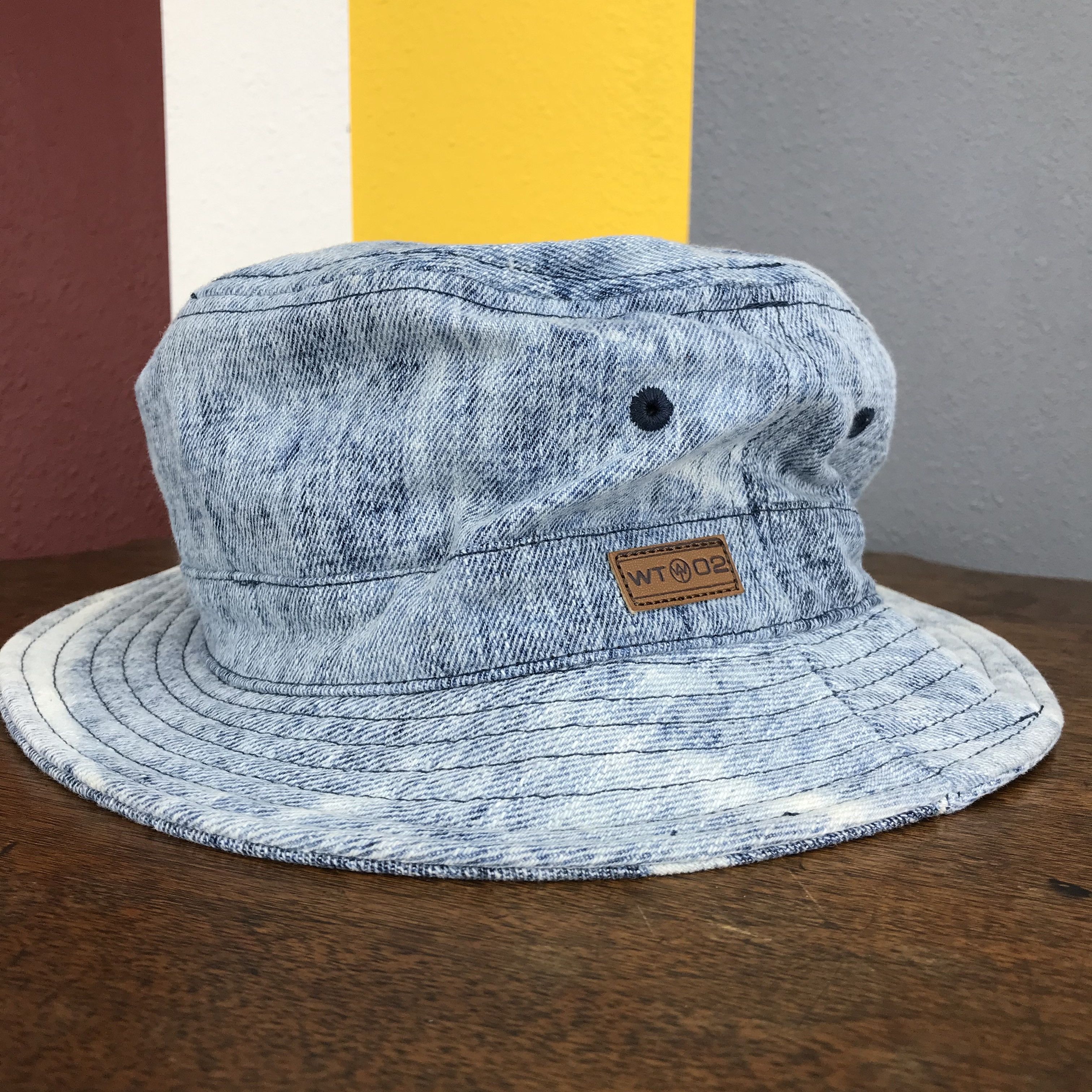 90s denim bucket hat deals