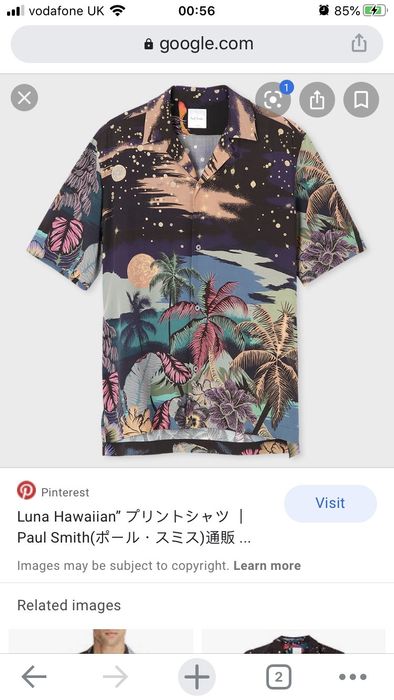 Paul Smith Paul Smith Japan - Luna Hawaiian Shirt **RARE** | Grailed