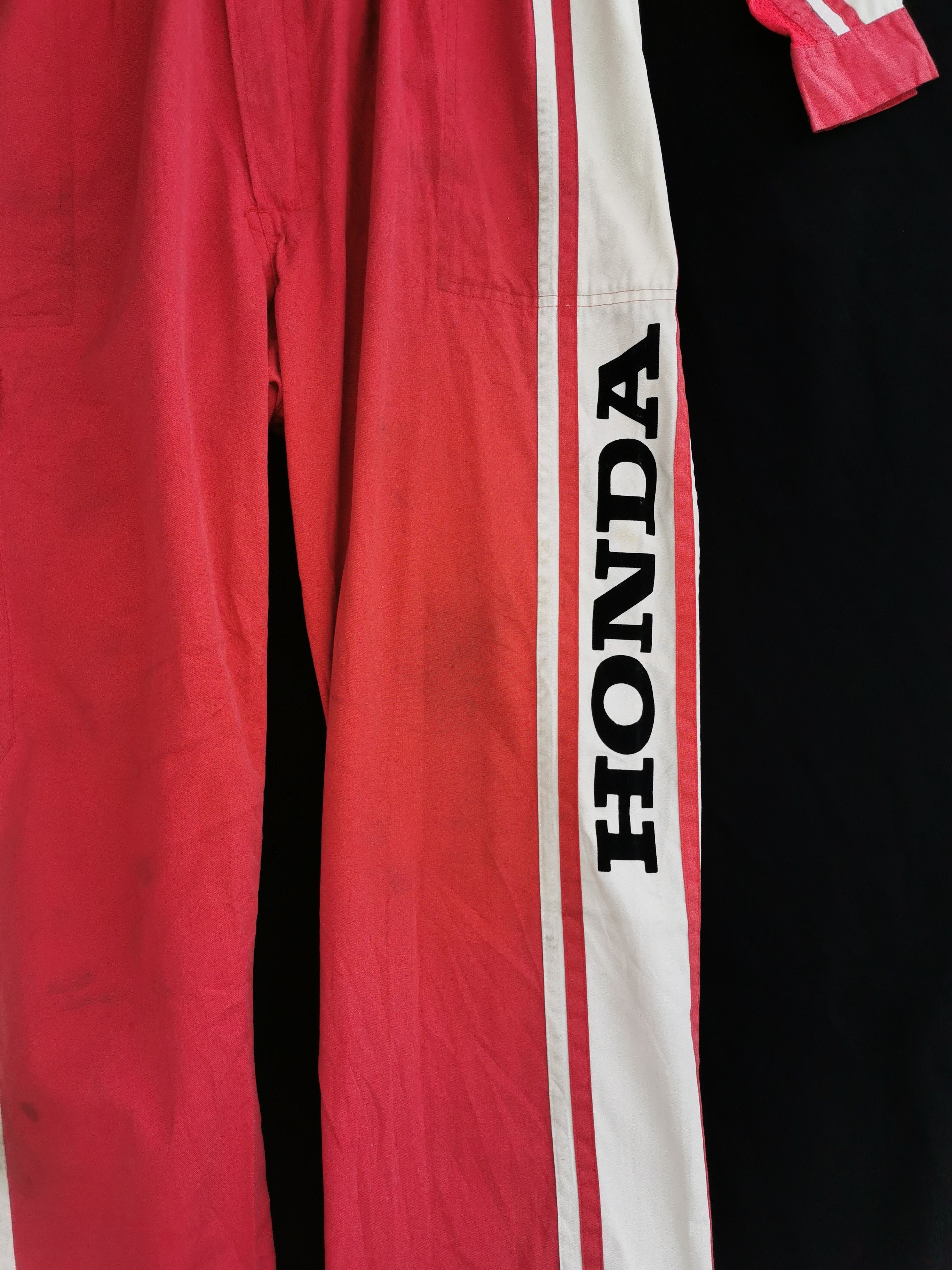 Honda Honda Sport Racing Redwhite Coverall Jackets Size US 34 / EU 50 - 3 Thumbnail