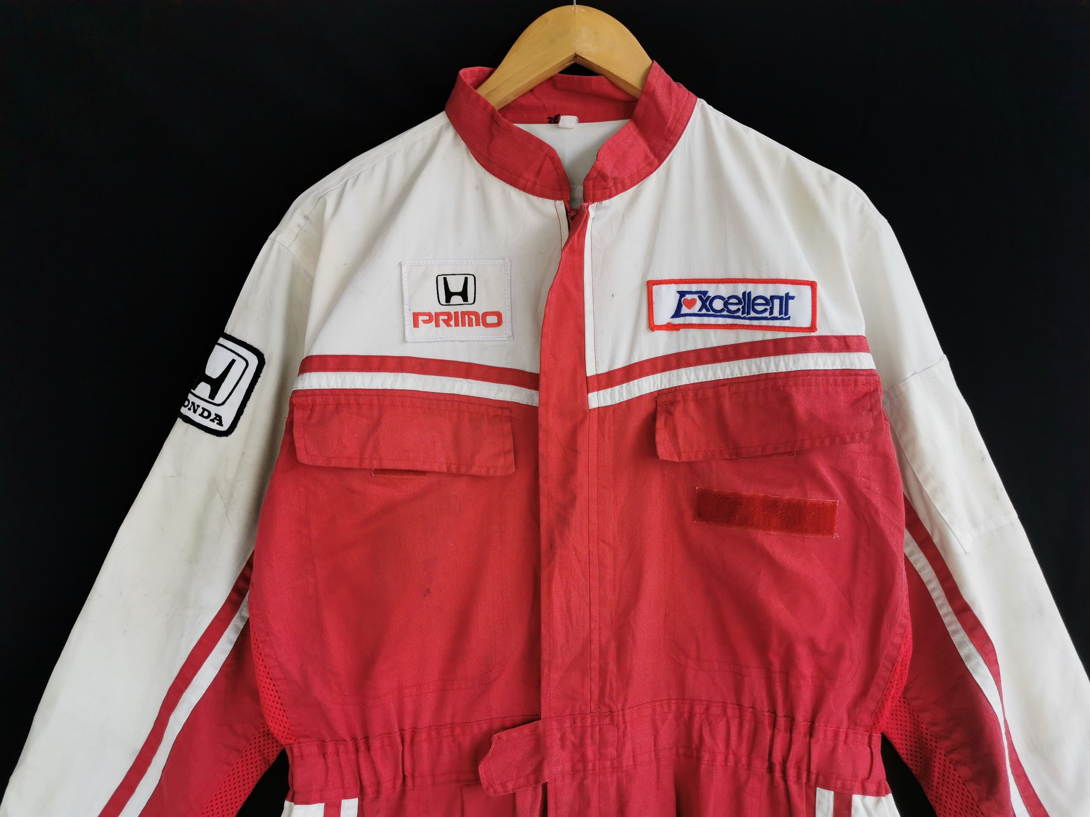Honda Honda Sport Racing Redwhite Coverall Jackets Size US 34 / EU 50 - 5 Thumbnail