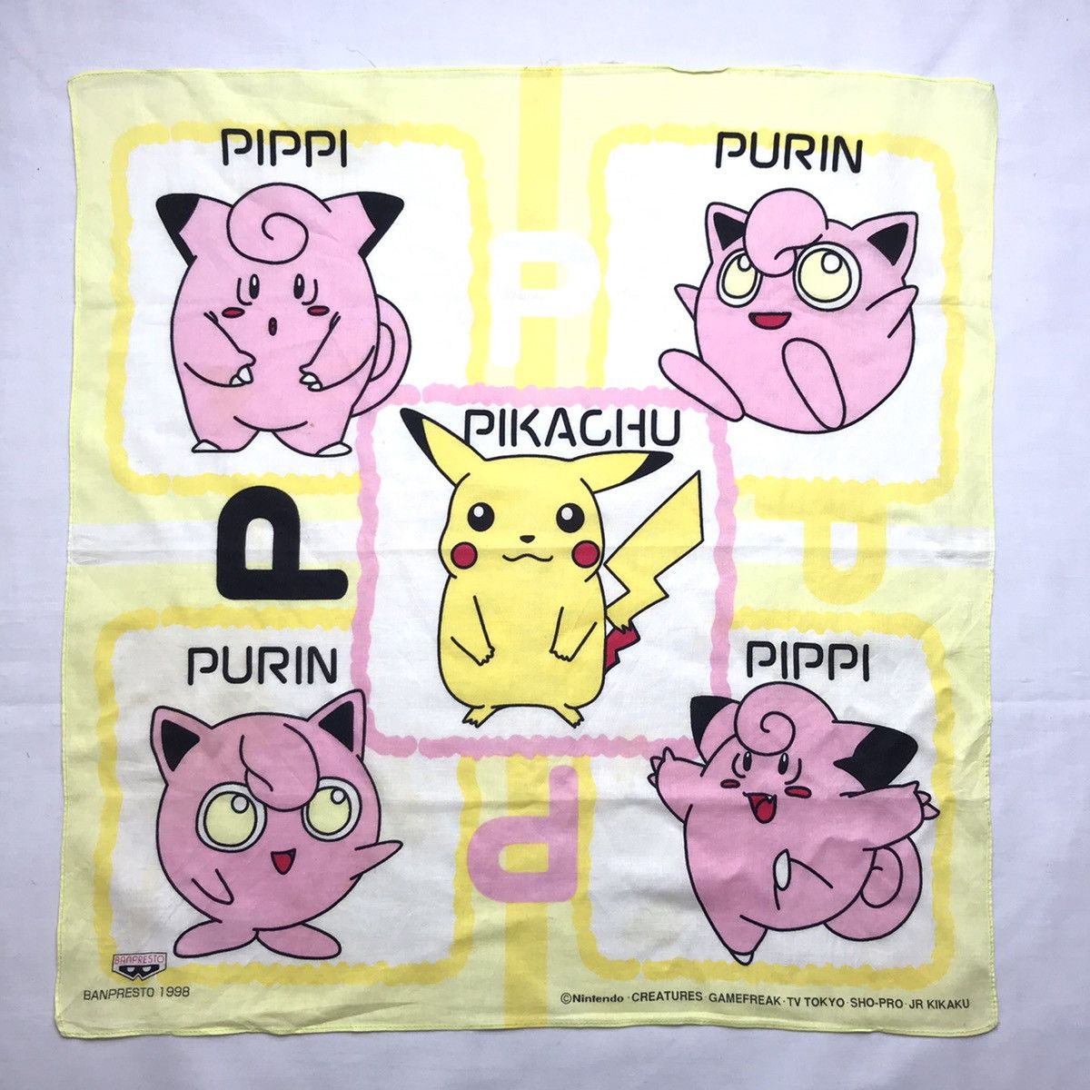 Pokemon × Vintage Vintage POKEMON bandana handkerchief anime japan Size ONE SIZE - 1 Thumbnail