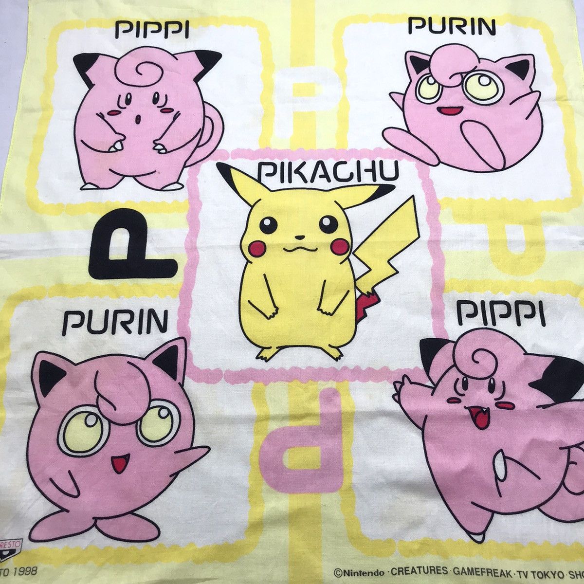Pokemon × Vintage Vintage POKEMON bandana handkerchief anime japan Size ONE SIZE - 4 Thumbnail