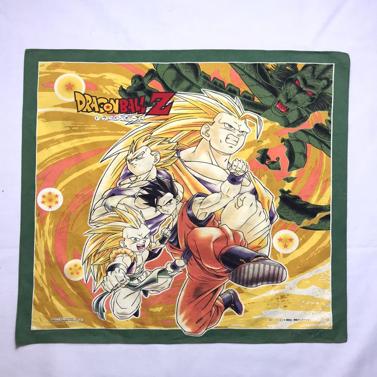 Cartoon Network Vintage DRAGONBALL Z bandana handkerchief anime naruto Size ONE SIZE - 1 Thumbnail