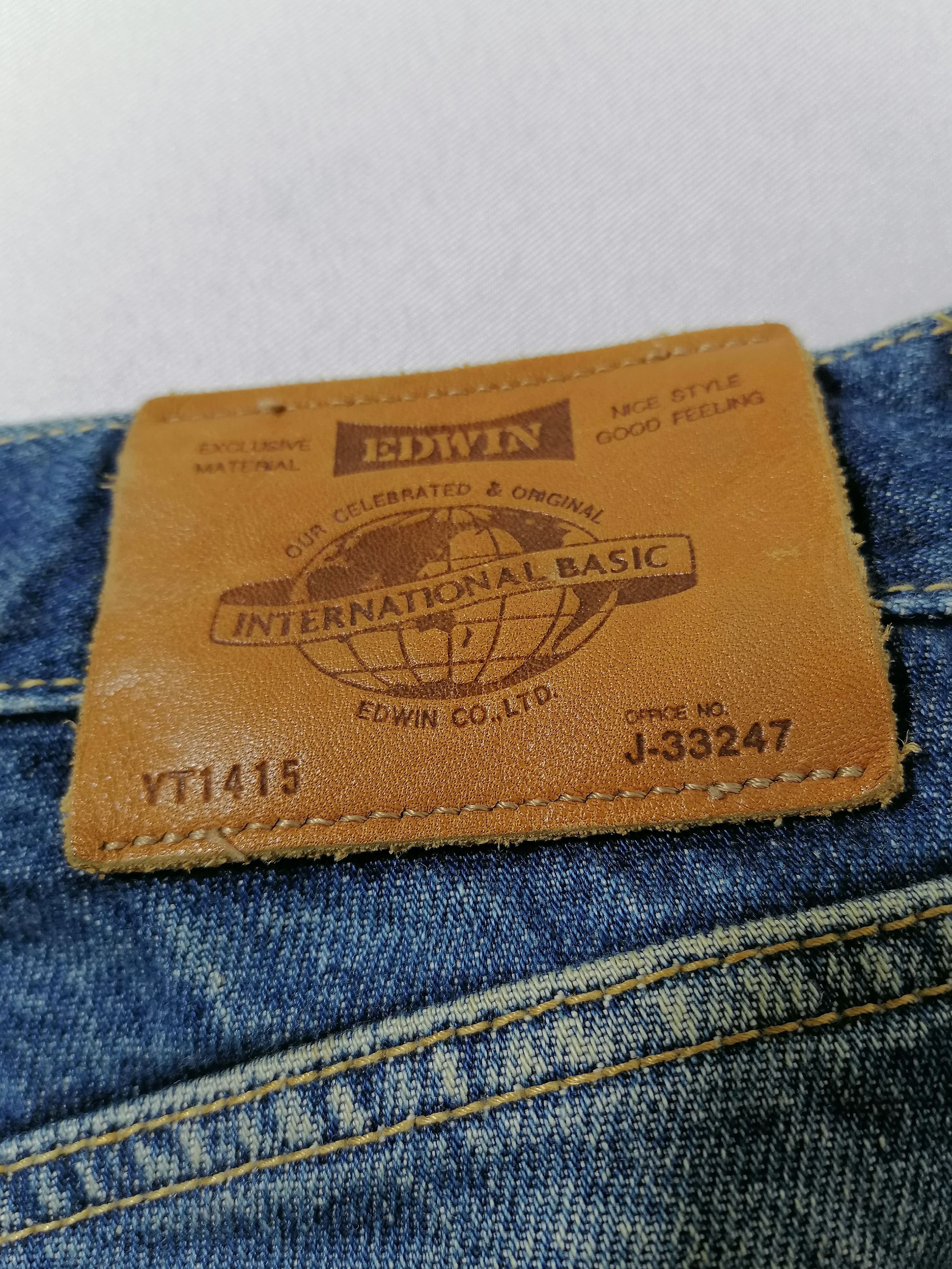 Edwin Edwin Lot 1415-00 Straight Cut Denim Jeans Size US 32 / EU 48 - 6 Thumbnail