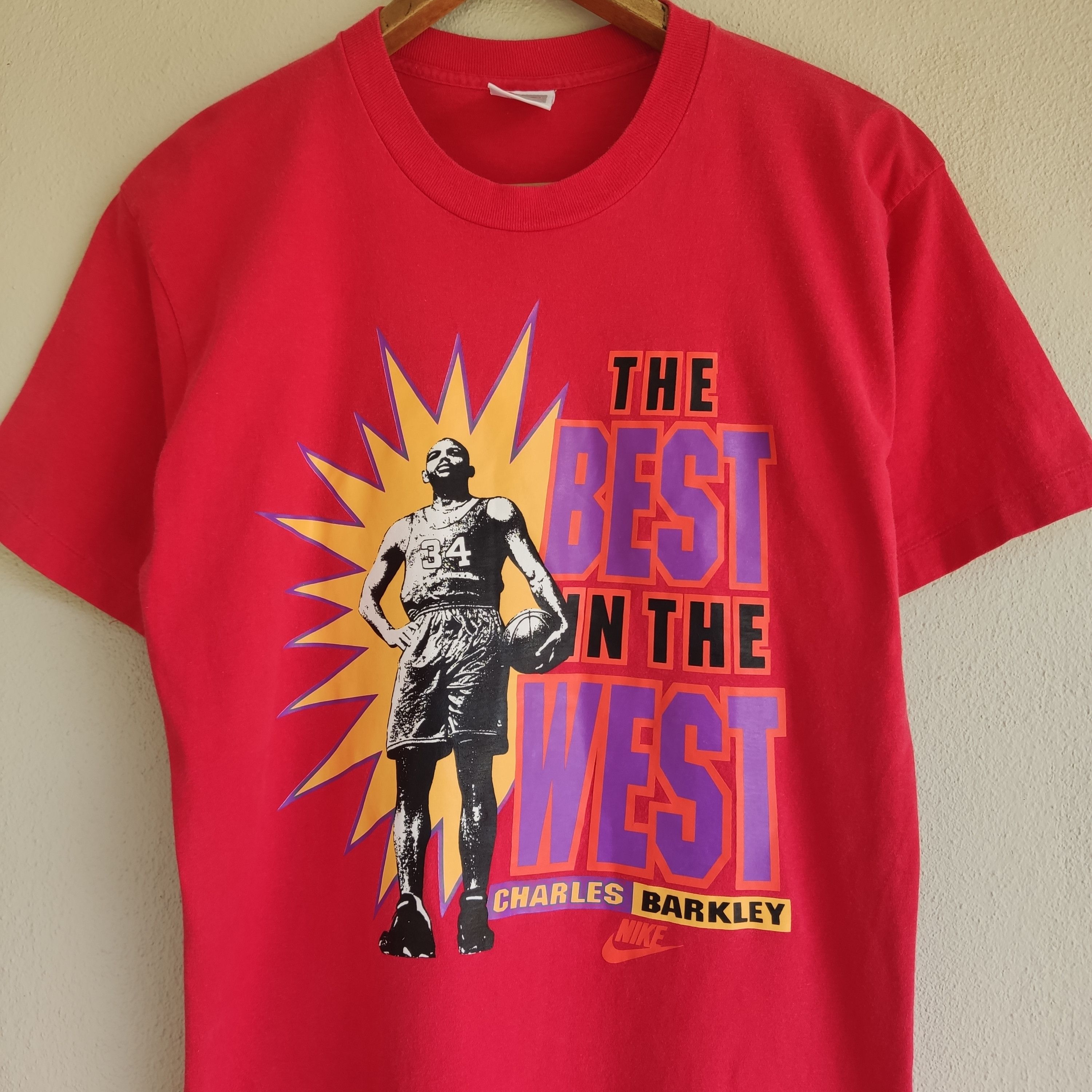 90s NIKE CHARLES BARKLEY THE BEST IN THE WEST T SHIRT