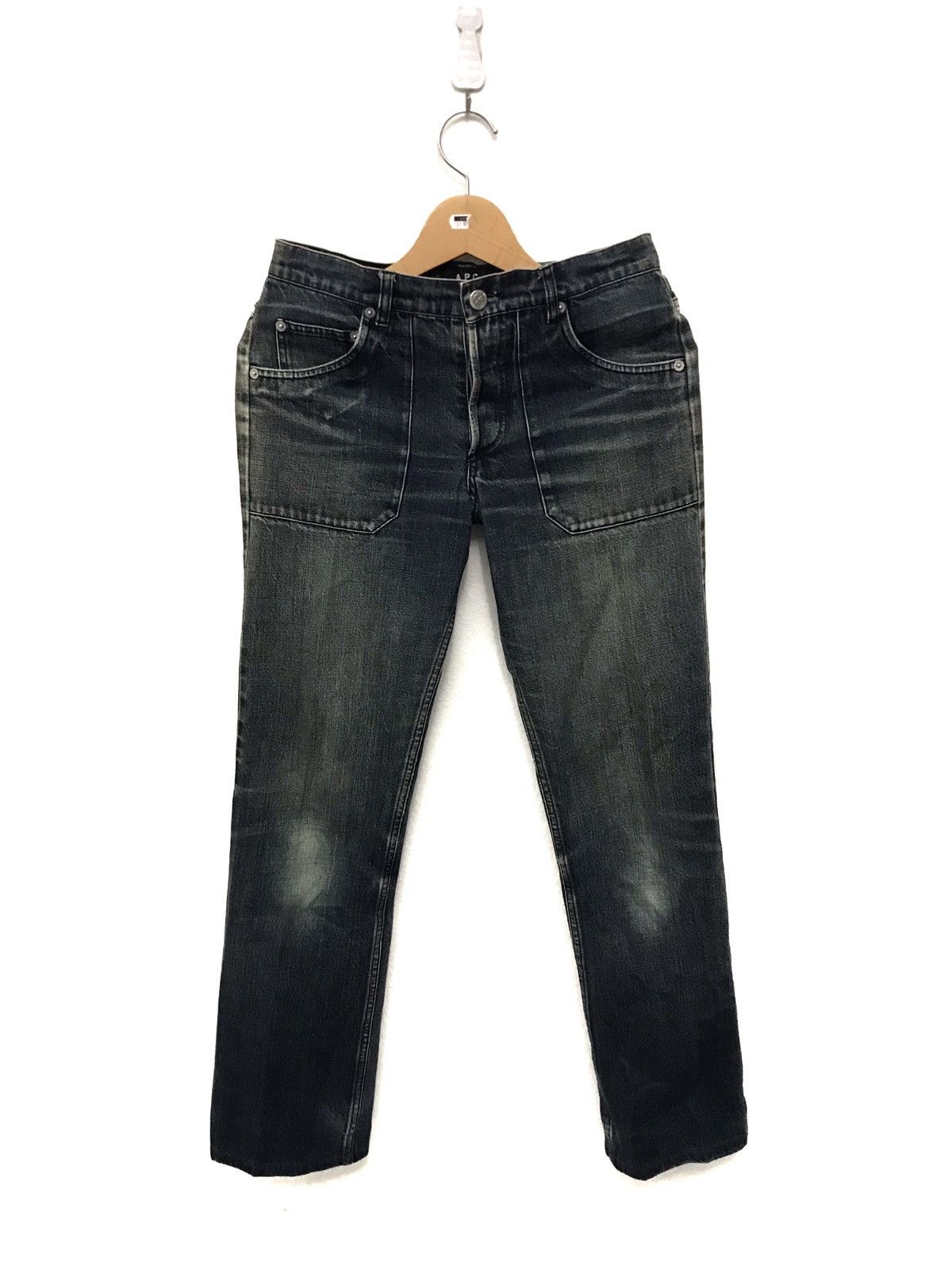 パンツ 00s APC RUE DE FLEURUS PARIS black denim Apc Rue De Fleurus Paris | Grailed