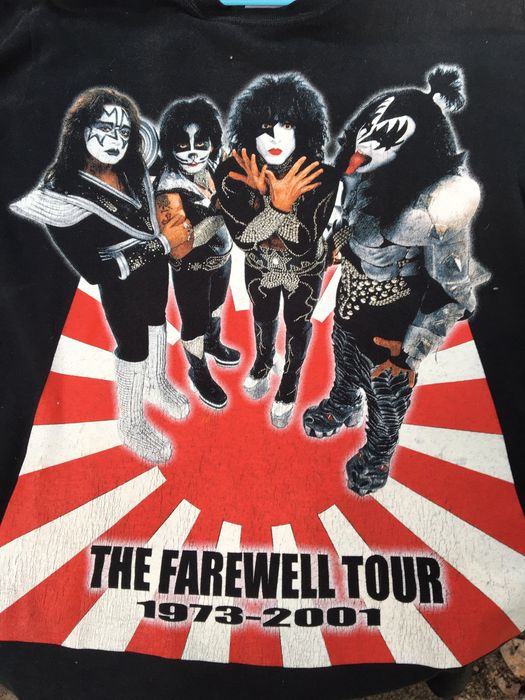 Anvil vintage KISS the Farewell Tour 1973-20001 Sayonara Japan tee