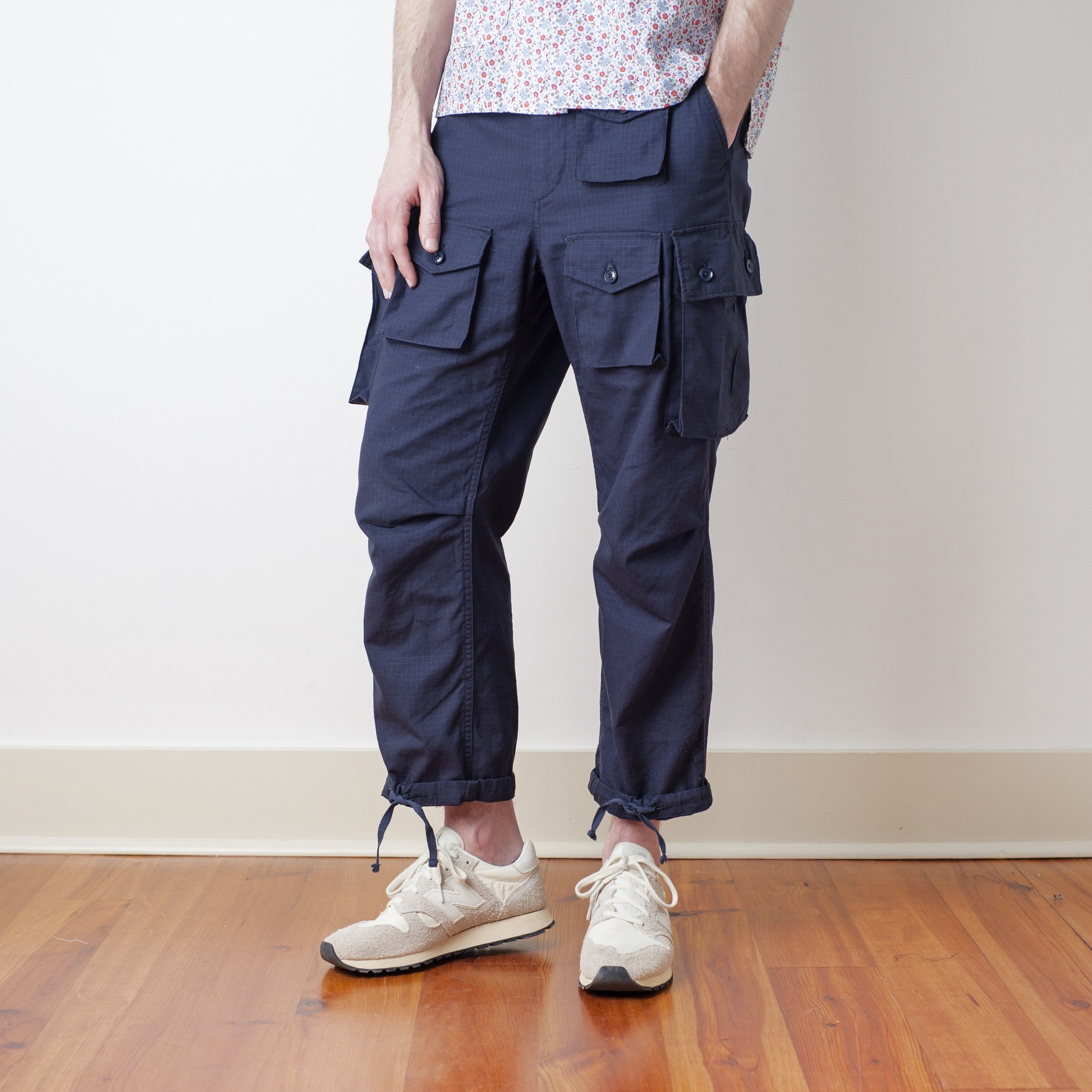 Engineered Garments Engineered Garments FA Pant, Navy Cotton Ripstop, Size  M | Grailed