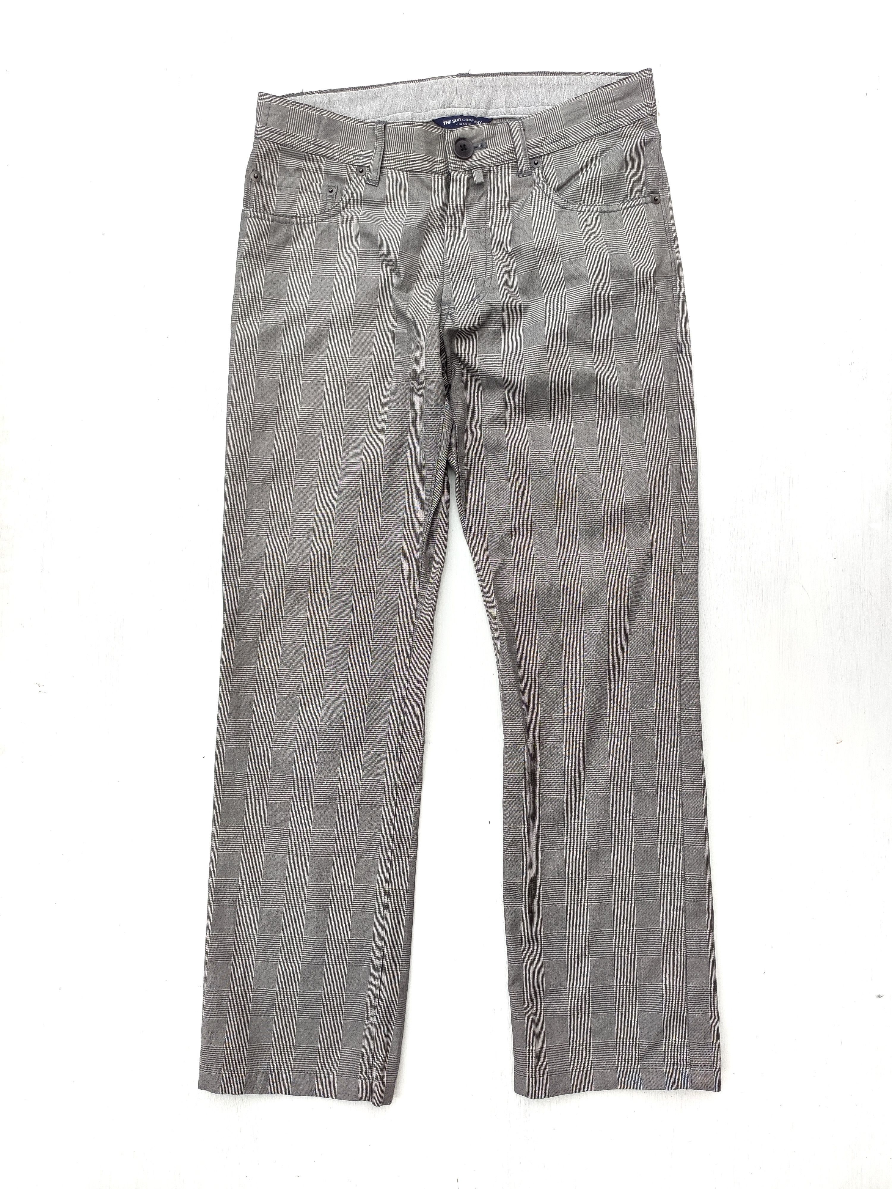 Japanese Brand The Suit Company pants Chekered Size US 29 - 1 Thumbnail