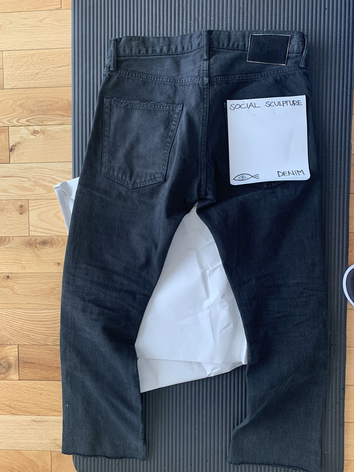 visvimデニムSOCIAL SCULPTURE 14 BLK DMGD-17 SOCIAL SCULPTURE 14 BLK DMGD-17 (0120105005020) | visvim