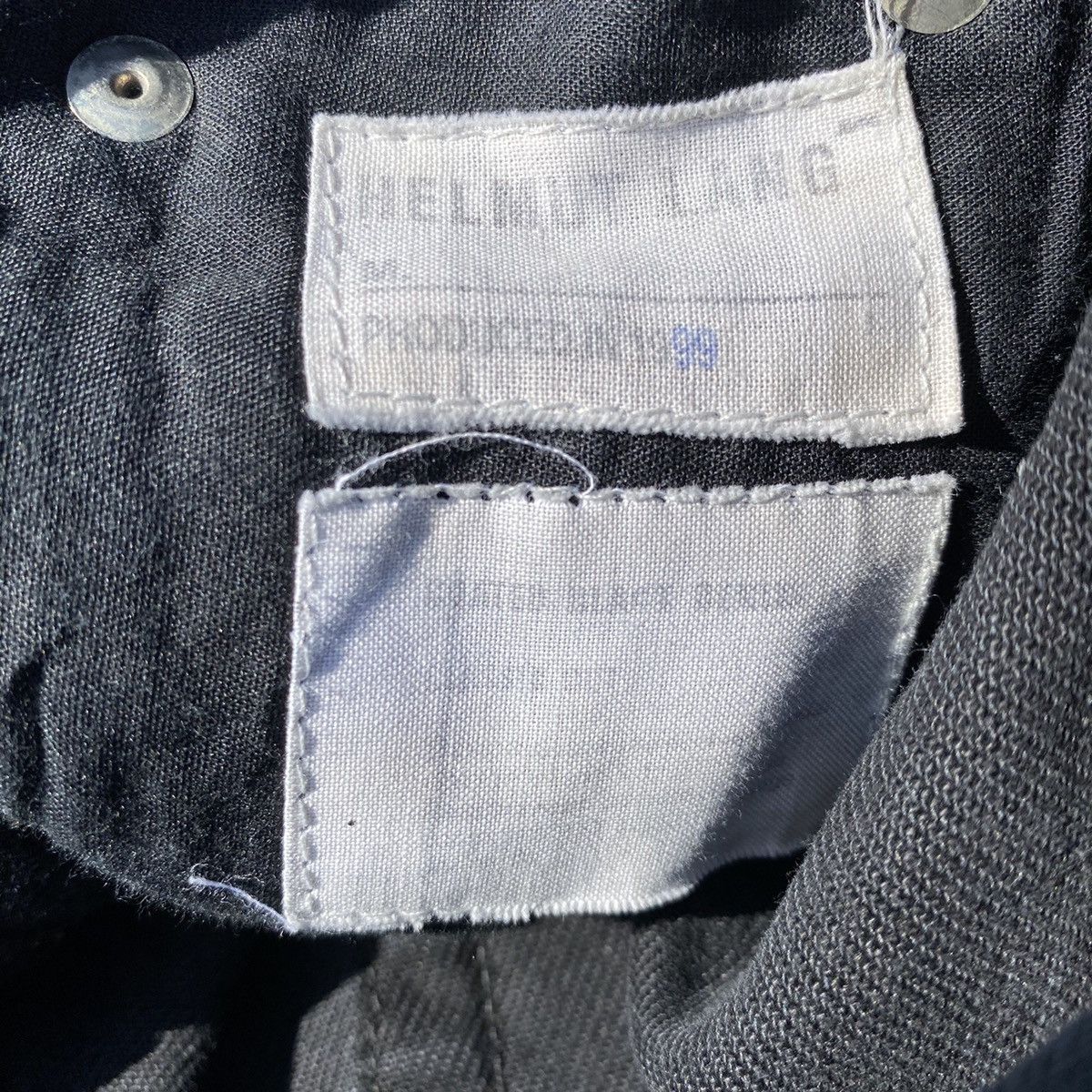 Helmut Lang 1999 Black Coated Denim Size US 29 - 5 Thumbnail