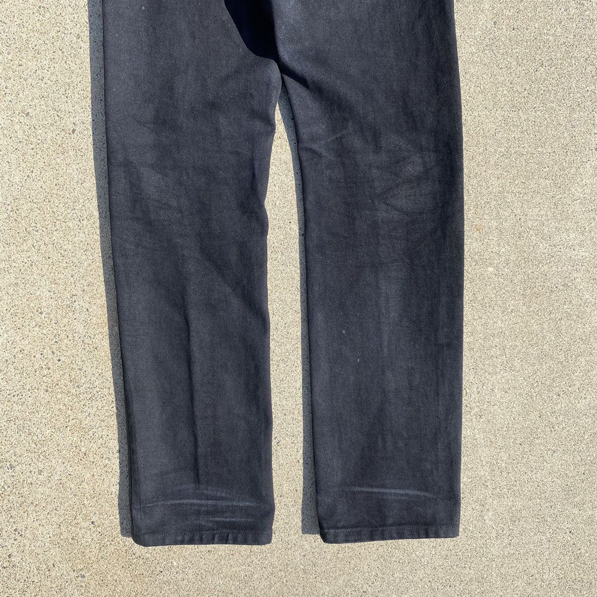 Helmut Lang 1999 Black Coated Denim Size US 29 - 7 Thumbnail