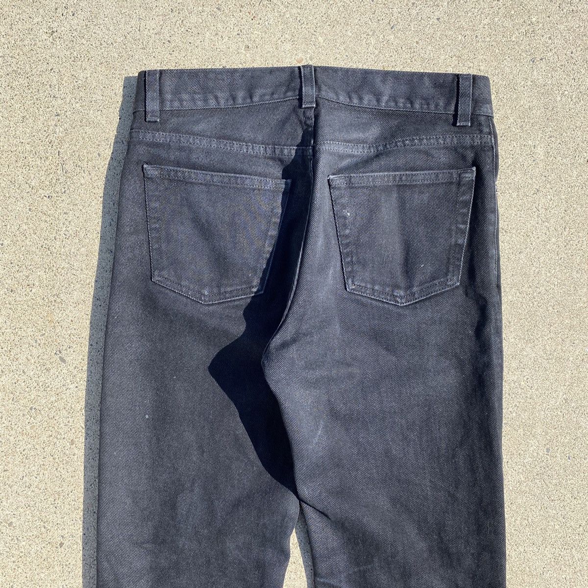 Helmut Lang 1999 Black Coated Denim Size US 29 - 6 Thumbnail