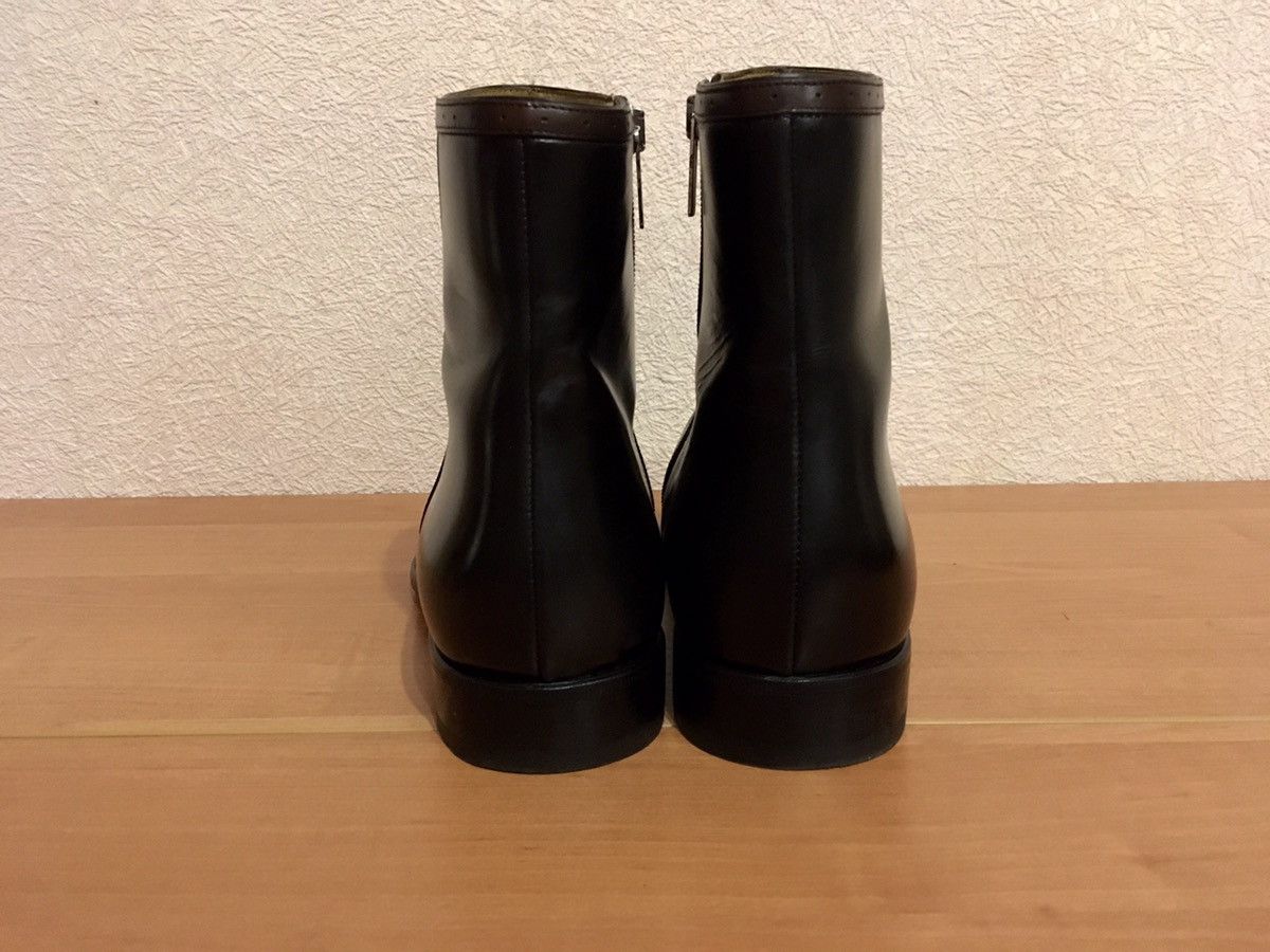 Hugo Boss Hugo Boss Black Leather Zip Boots Size US 9.5 / EU 42-43 - 4 Thumbnail