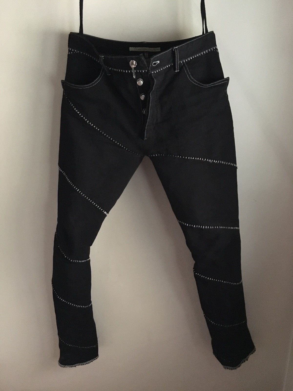 Carol Christian Poell CCP 2010 Spiral Jeans. Size 52 (Fits 48