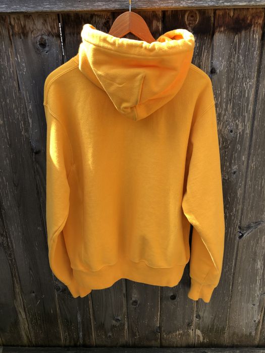 Vintage Champion Reverse Weave Hoodie Mustard Grailed