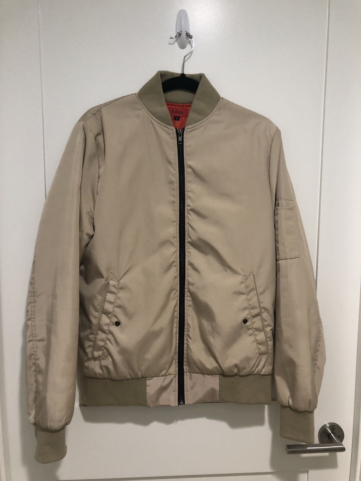 Killion Killion Standard Issue MA-1 Bomber Jacket - Ivory | Grailed