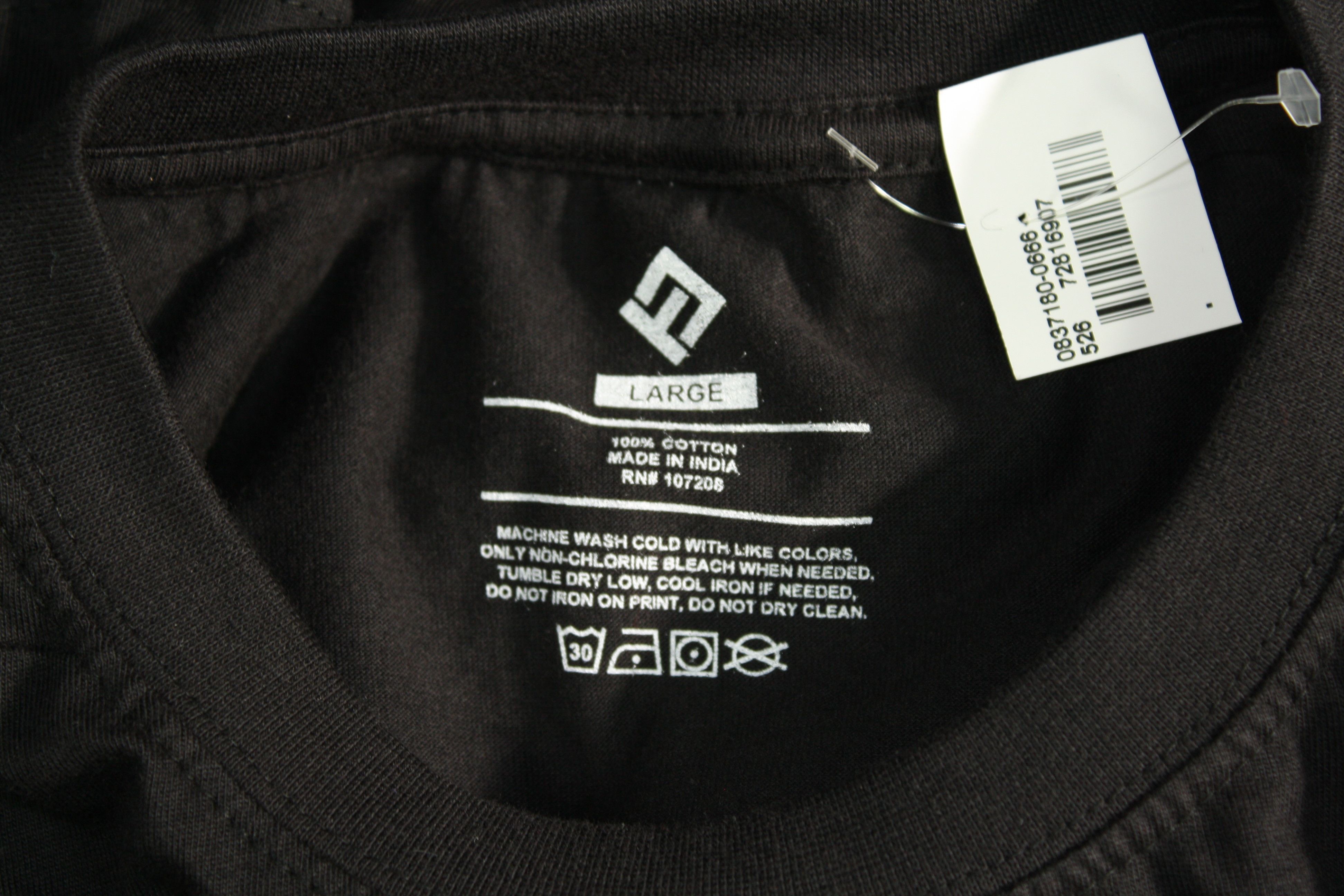 NASA NASA Geometric Black T-Shirt Mens L Astronaut Size US L / EU 52-54 / 3 - 4 Thumbnail