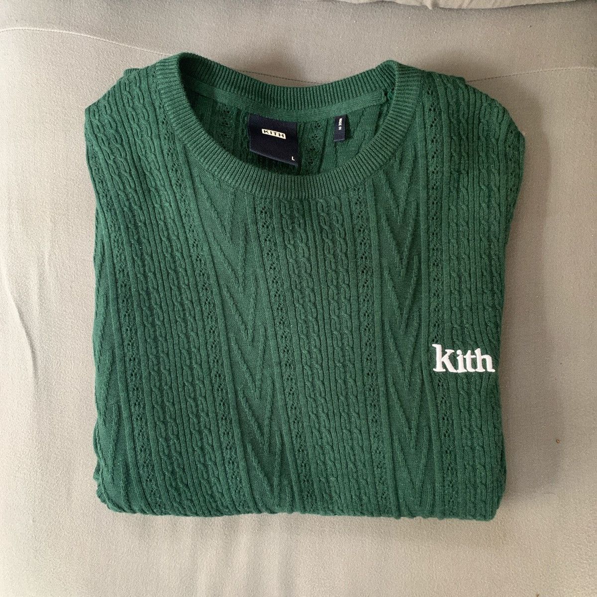 早割クーポン！ KITH VintageCrewneckTildenSweater Scarab ...