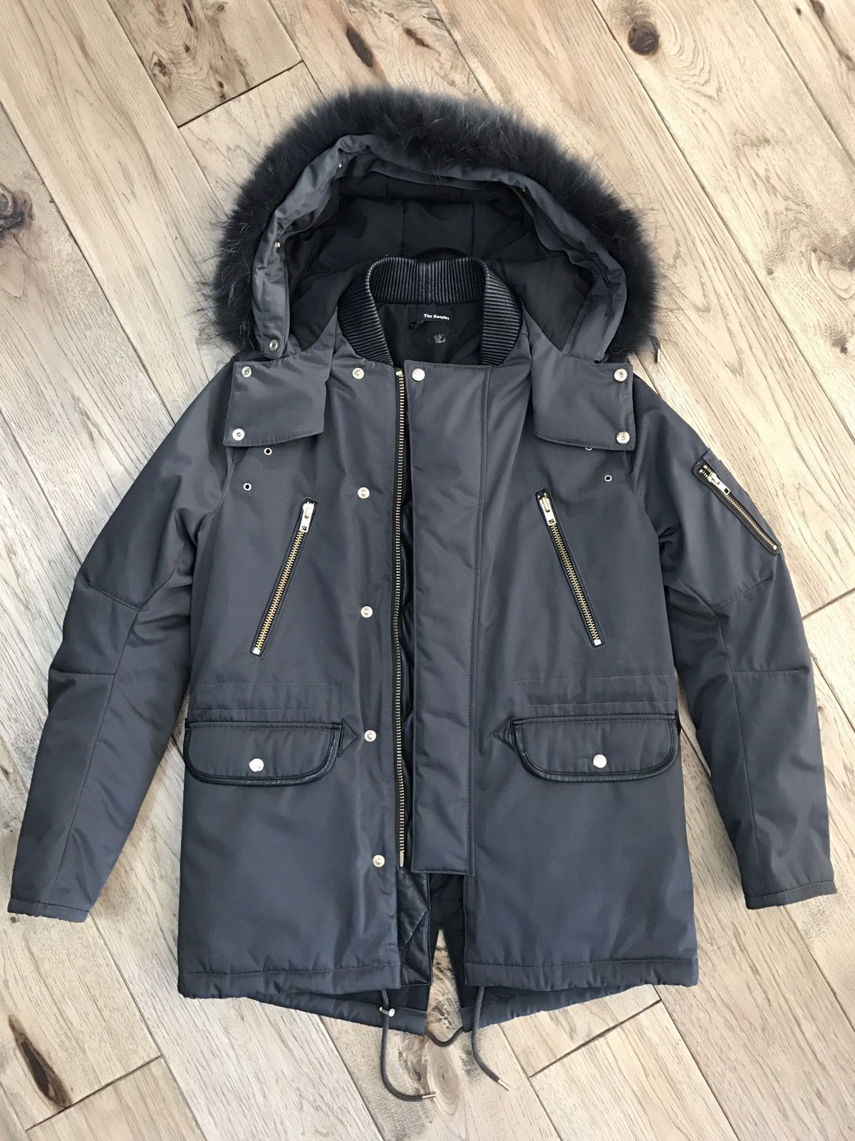 The Kooples Kenny Parka In Graphite Grailed 3672