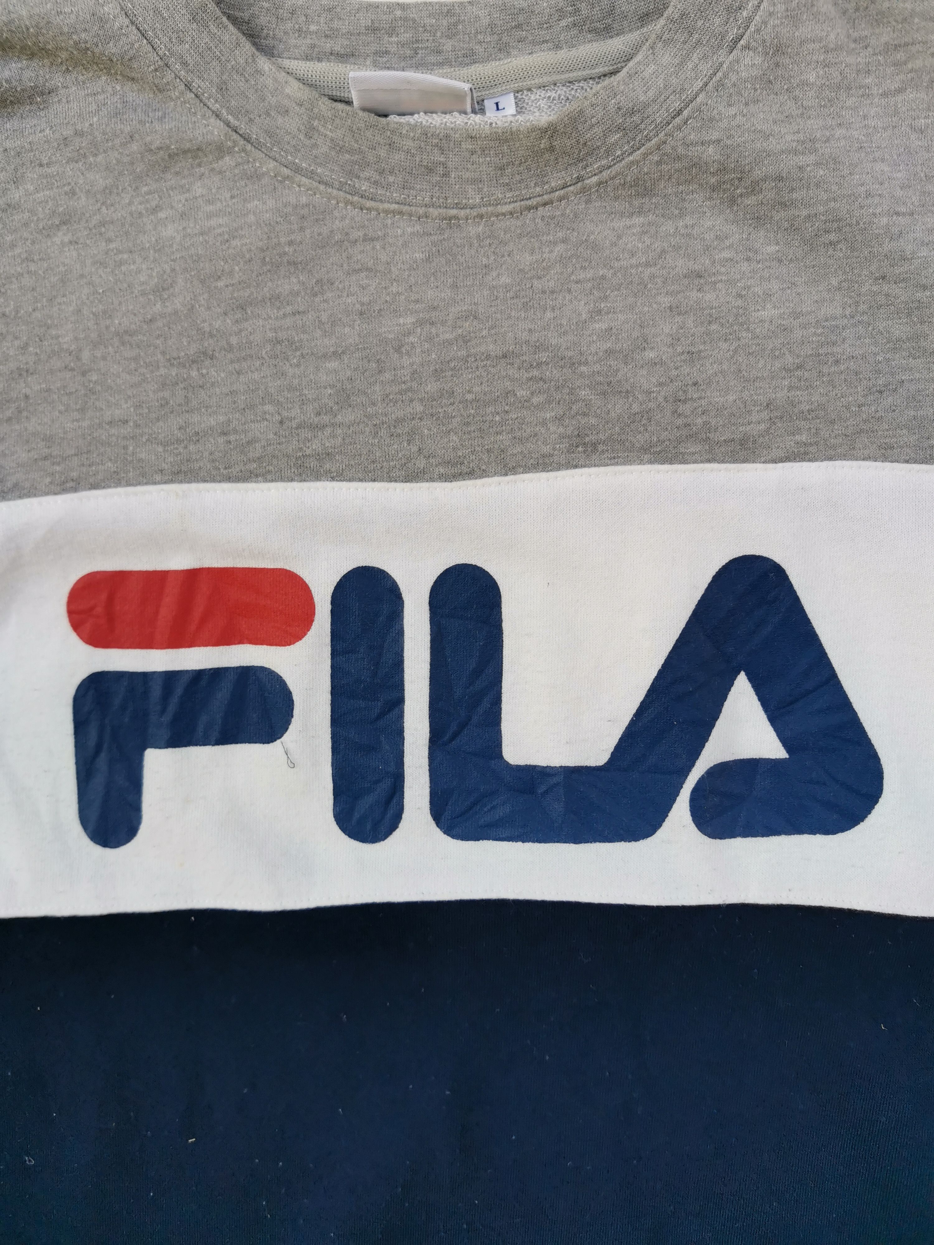 Fila Vintage FILA Big Logo Sweatshirt Size US L / EU 52-54 / 3 - 7 Thumbnail