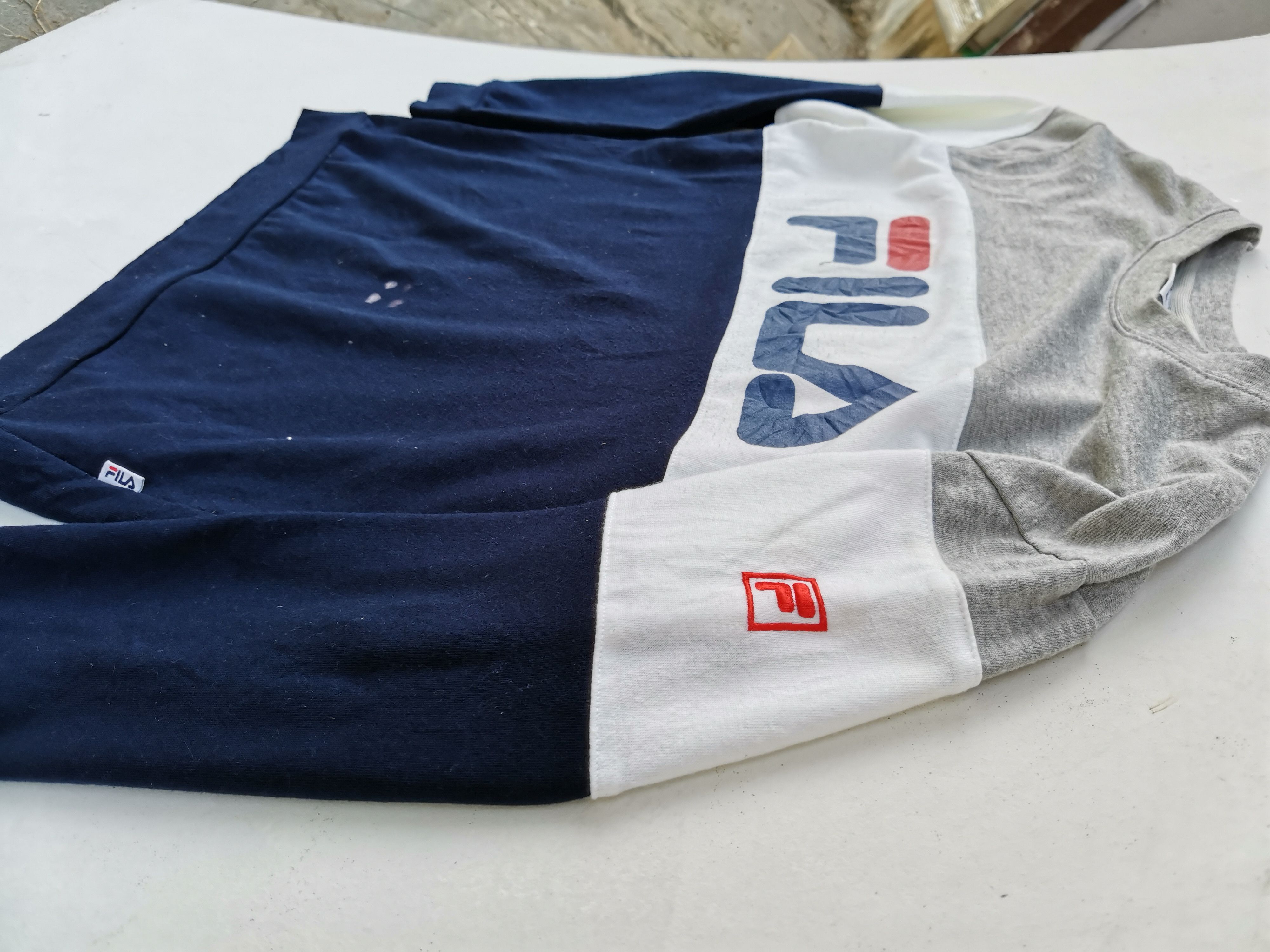 Fila Vintage FILA Big Logo Sweatshirt Size US L / EU 52-54 / 3 - 5 Thumbnail