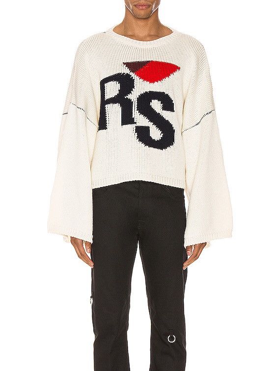 Raf simons cropped sweater hotsell
